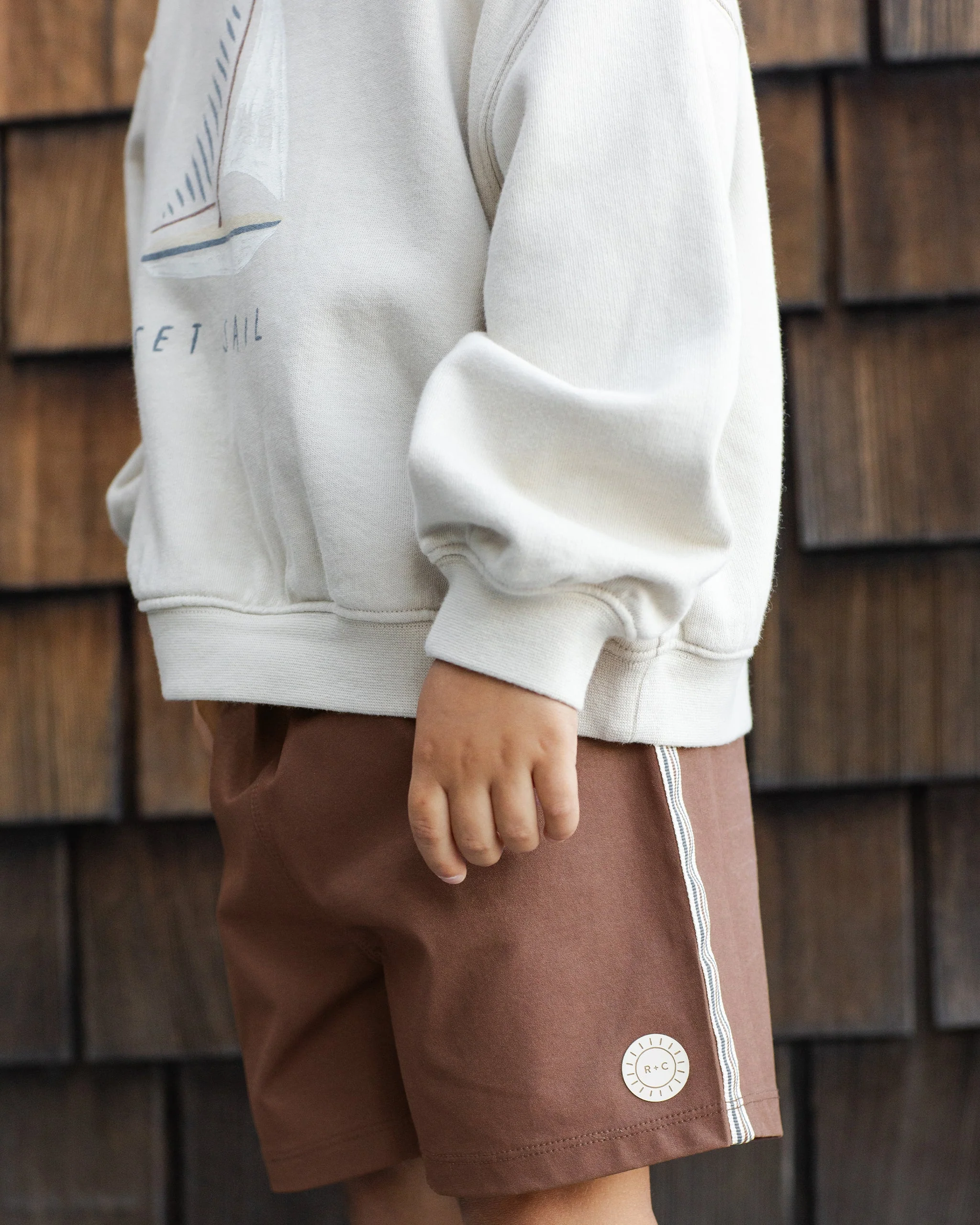Paneled Boardshort Chocolate - Image 6