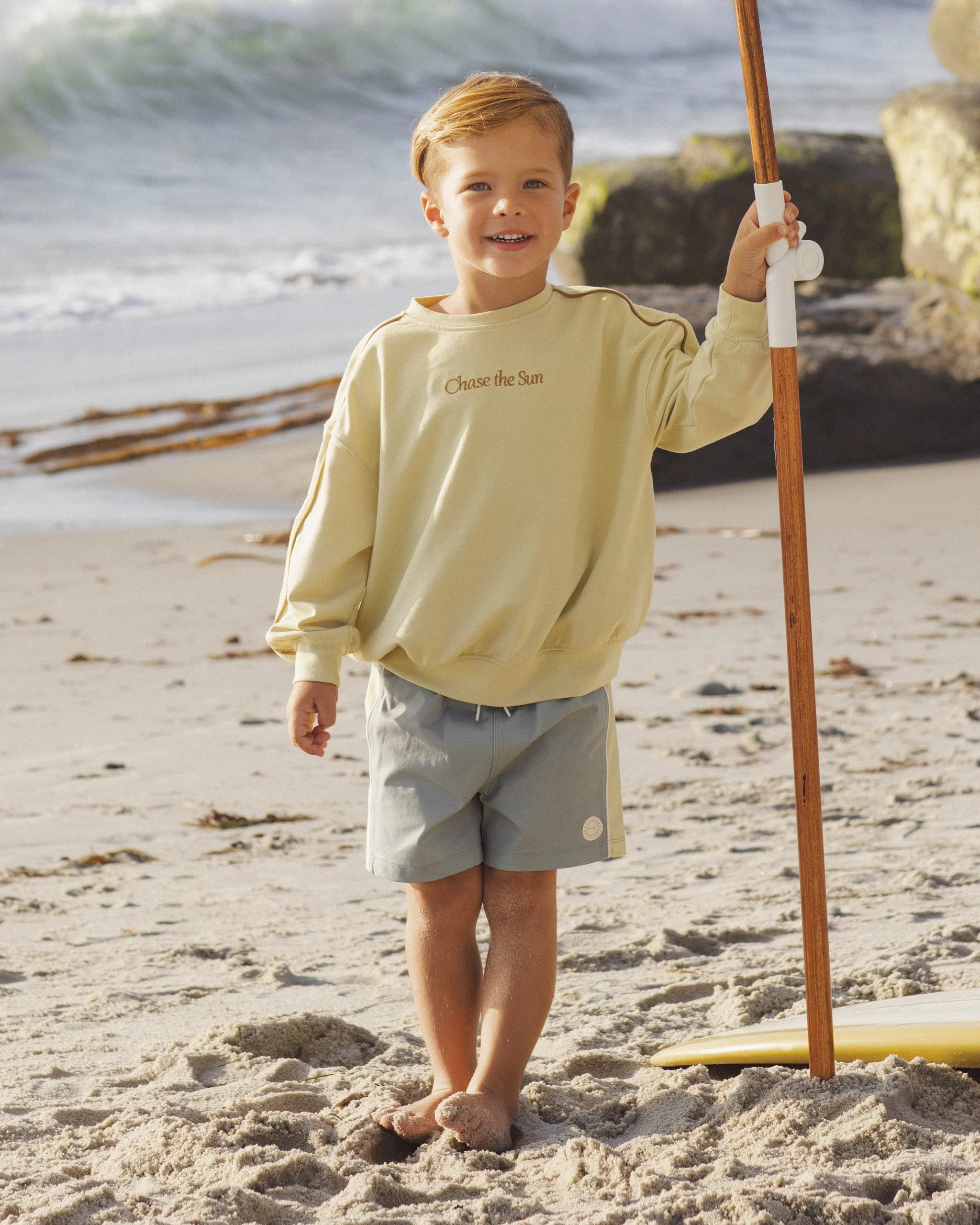 Paneled Boardshort Sea Green - Image 6