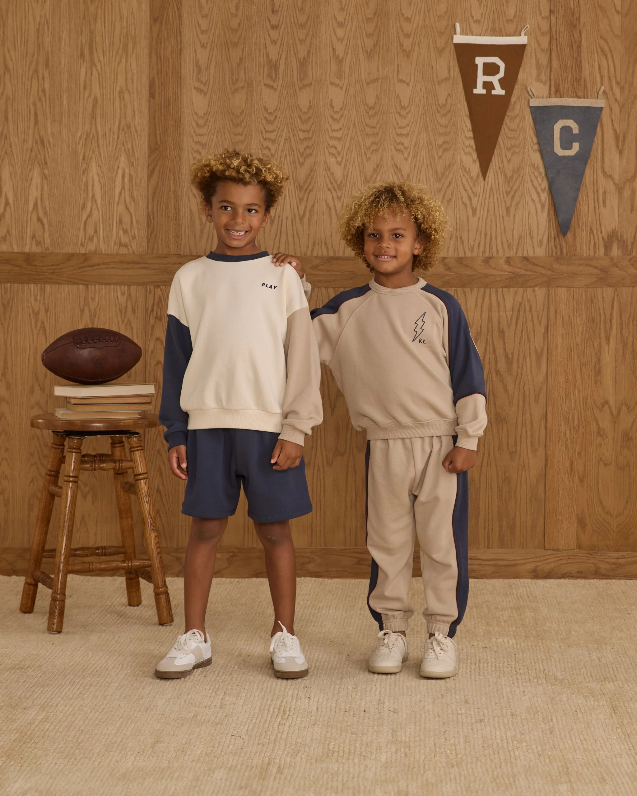 Paneled Sweatpant || Stone - Image 4