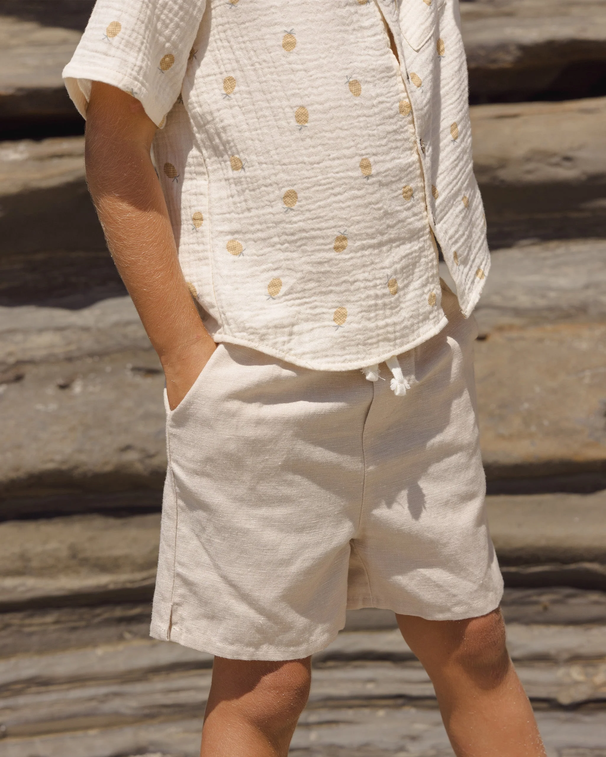 Perry Short Heathered Cocoa - Image 2