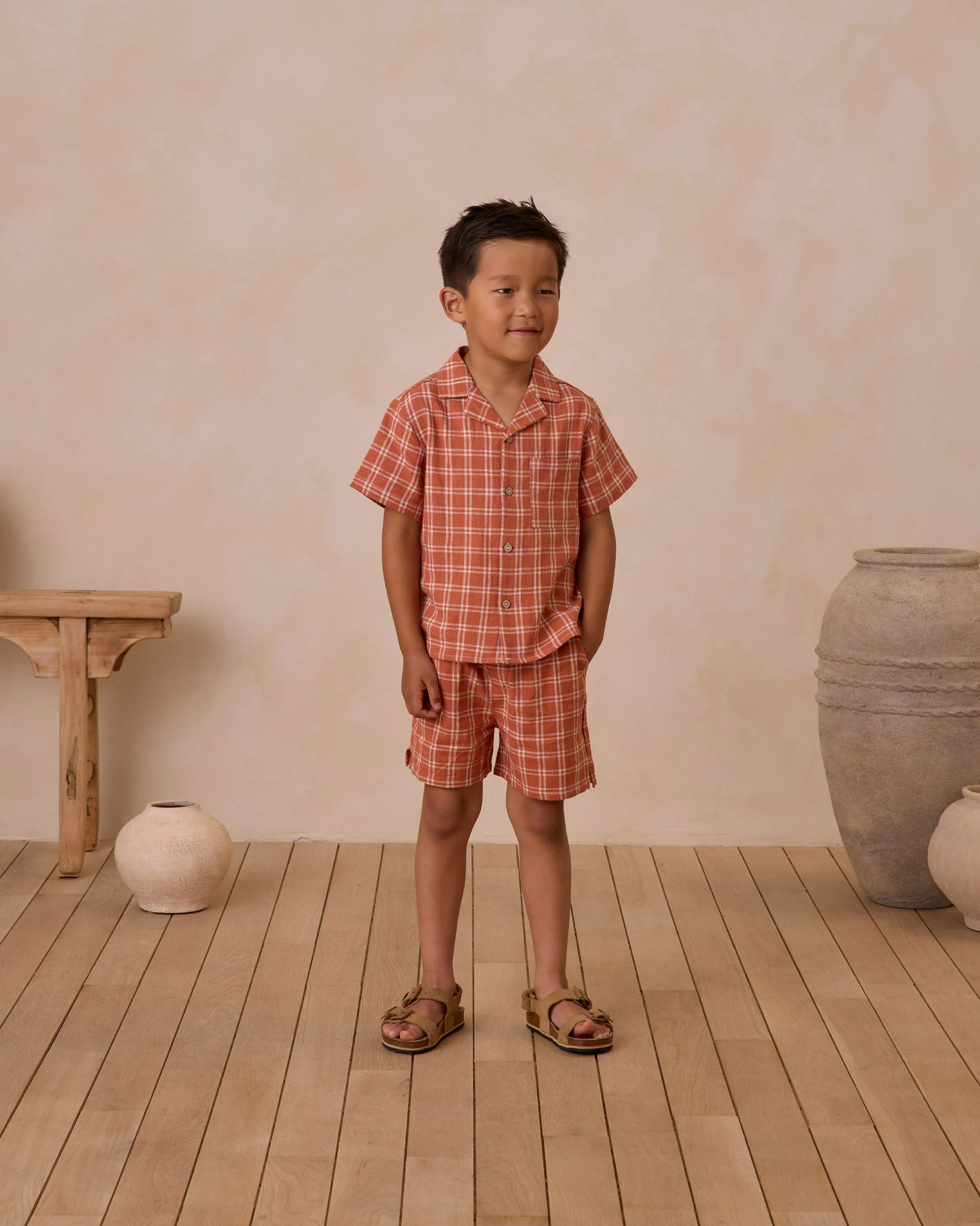 Perry Short || Poppy Check - Image 3