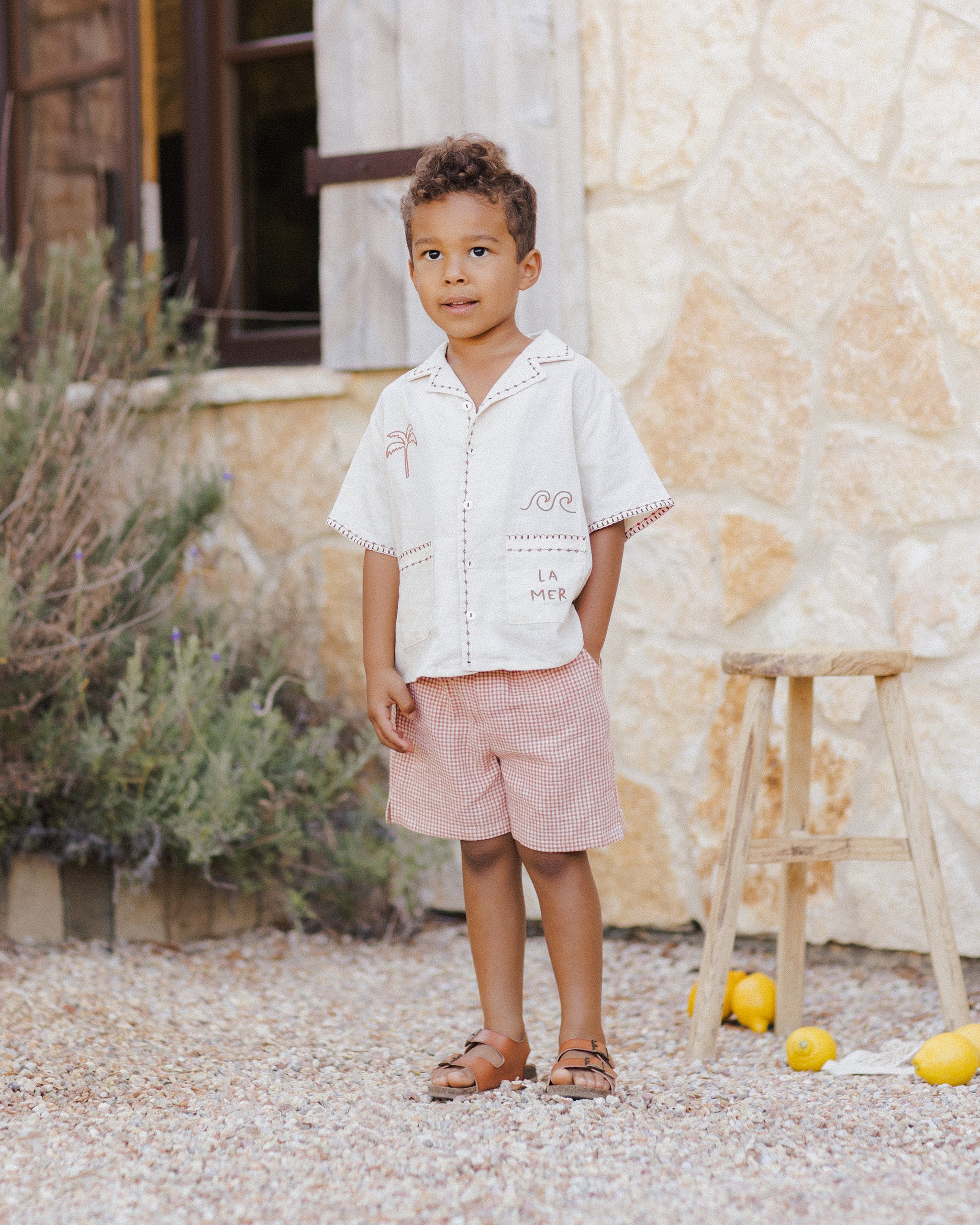 Perry Short || Poppy Gingham - Image 5
