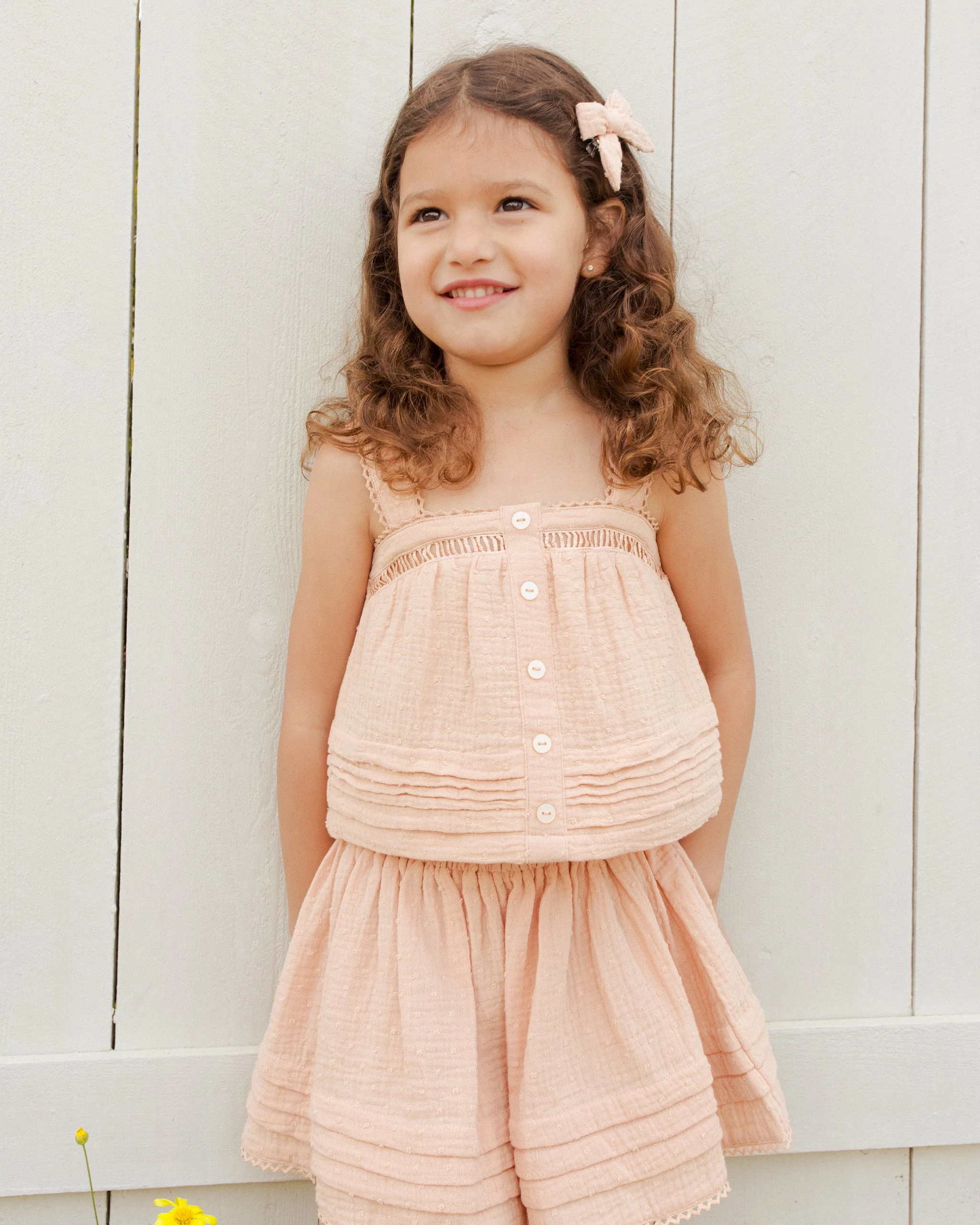 Pleat Tank || Apricot - Image 3