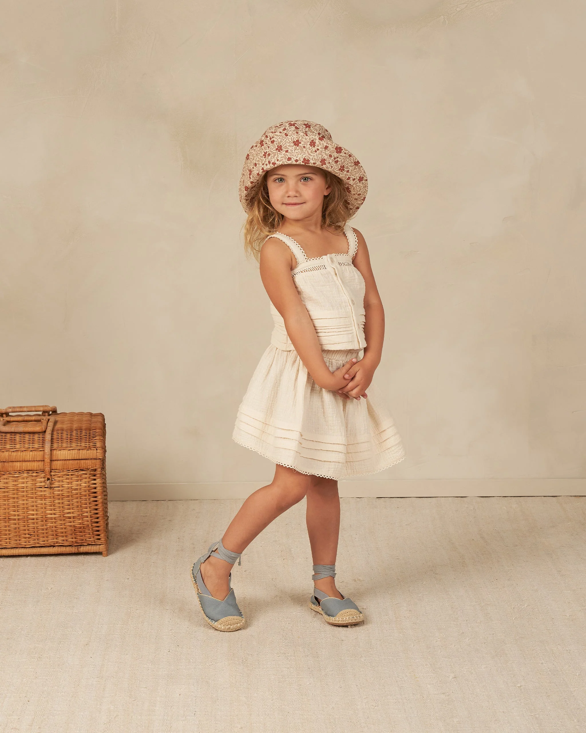 Pleat Tank || Ivory - Image 3