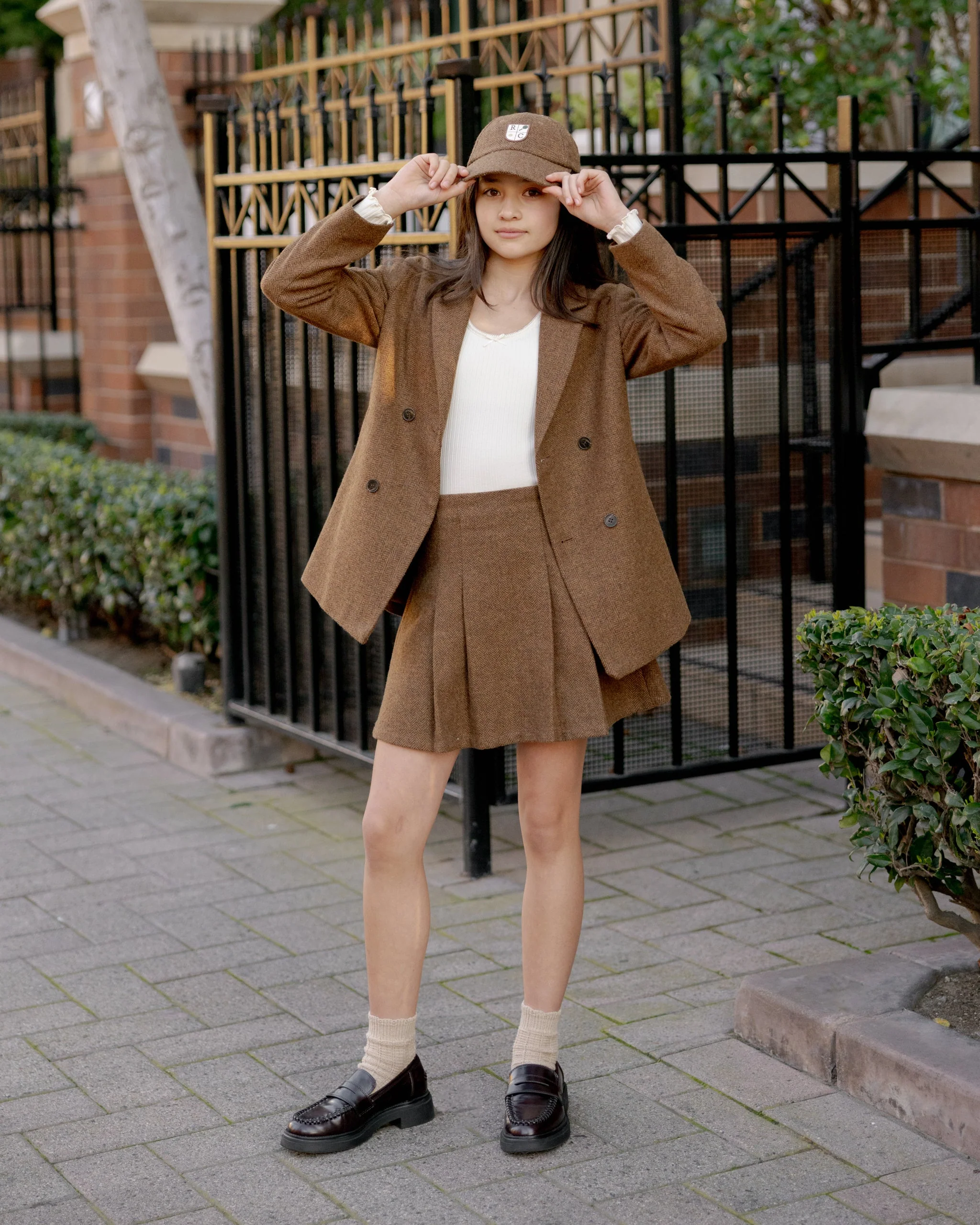 Pleated Skirt || Rustic Plaid - Image 3