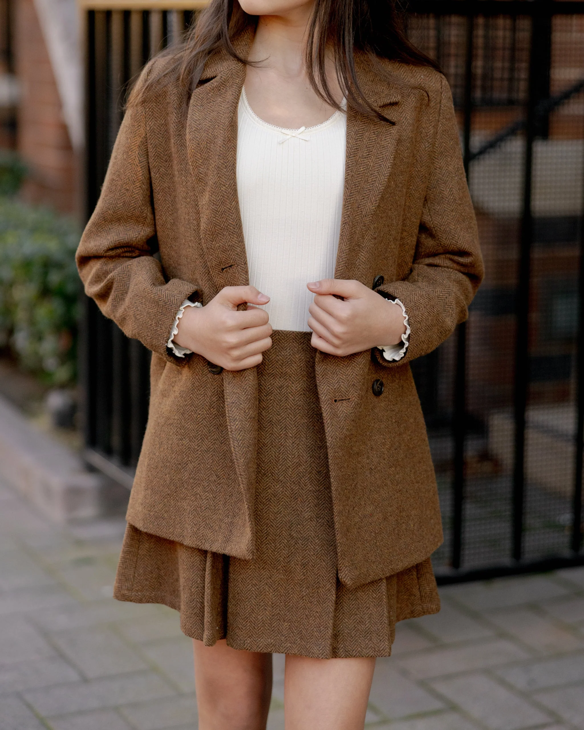 Pleated Skirt || Rustic Plaid - Image 4