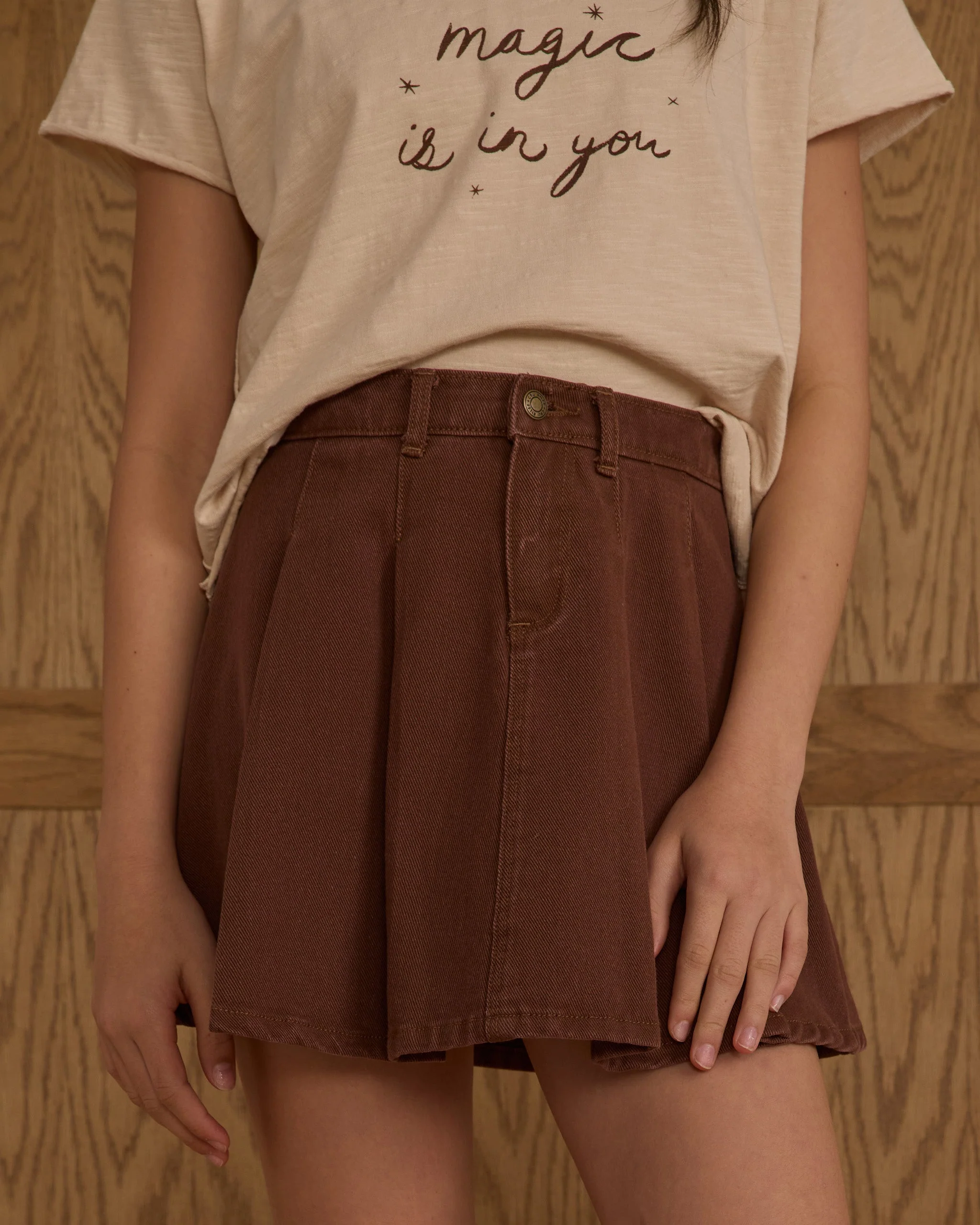 Pleated Skirt || Rustic Plaid - Image 5