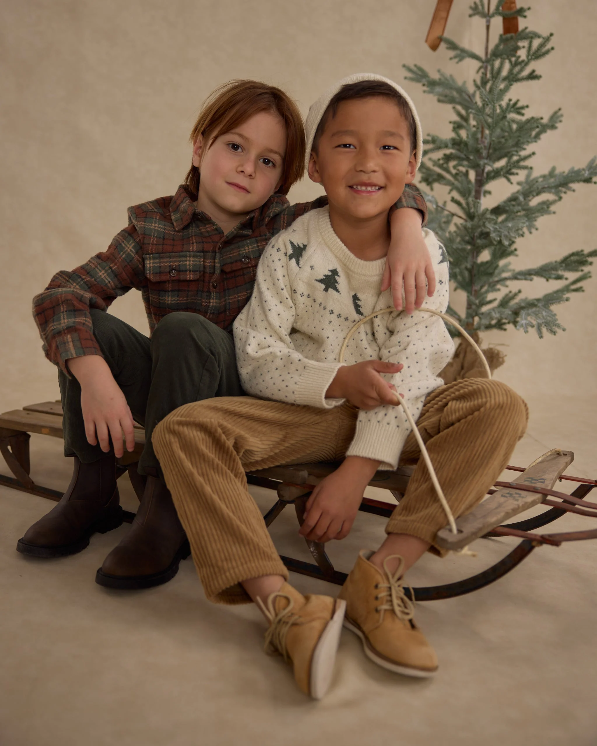 Pocketed Flannel Shirt || Holiday Plaid - Image 6