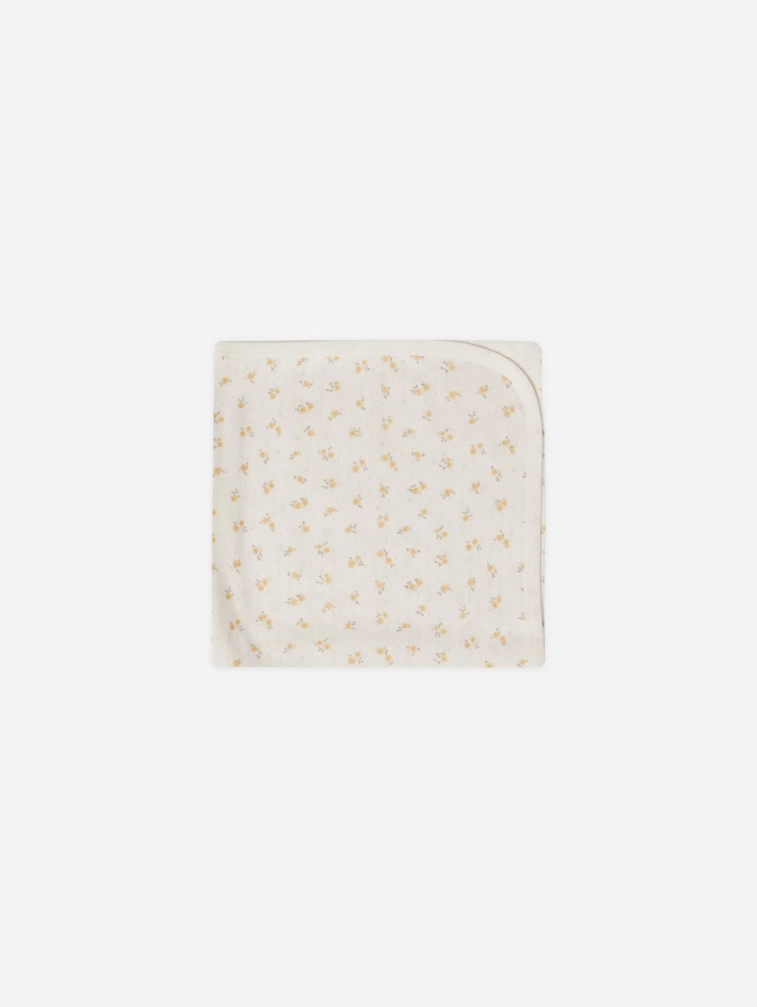 Pointelle Baby Blanket || Ditsy Melon