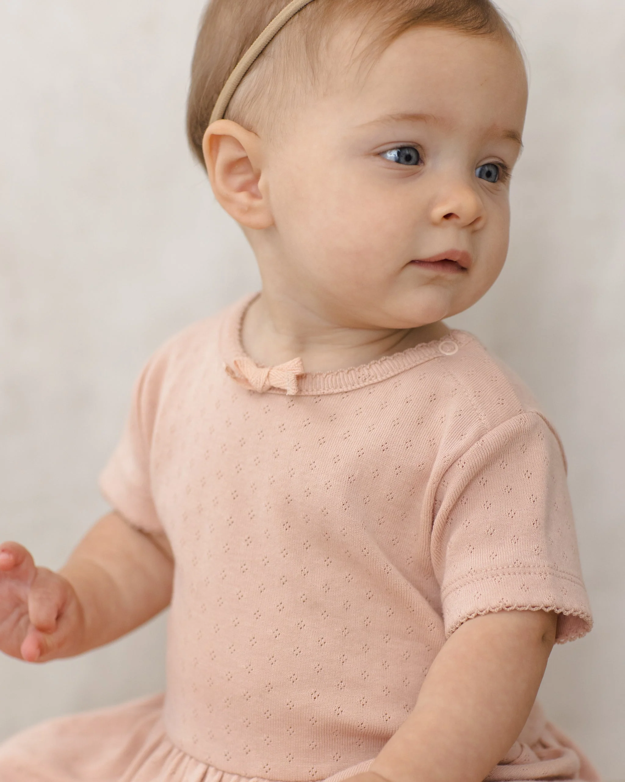 Pointelle Skirted Bodysuit Melon - Image 3