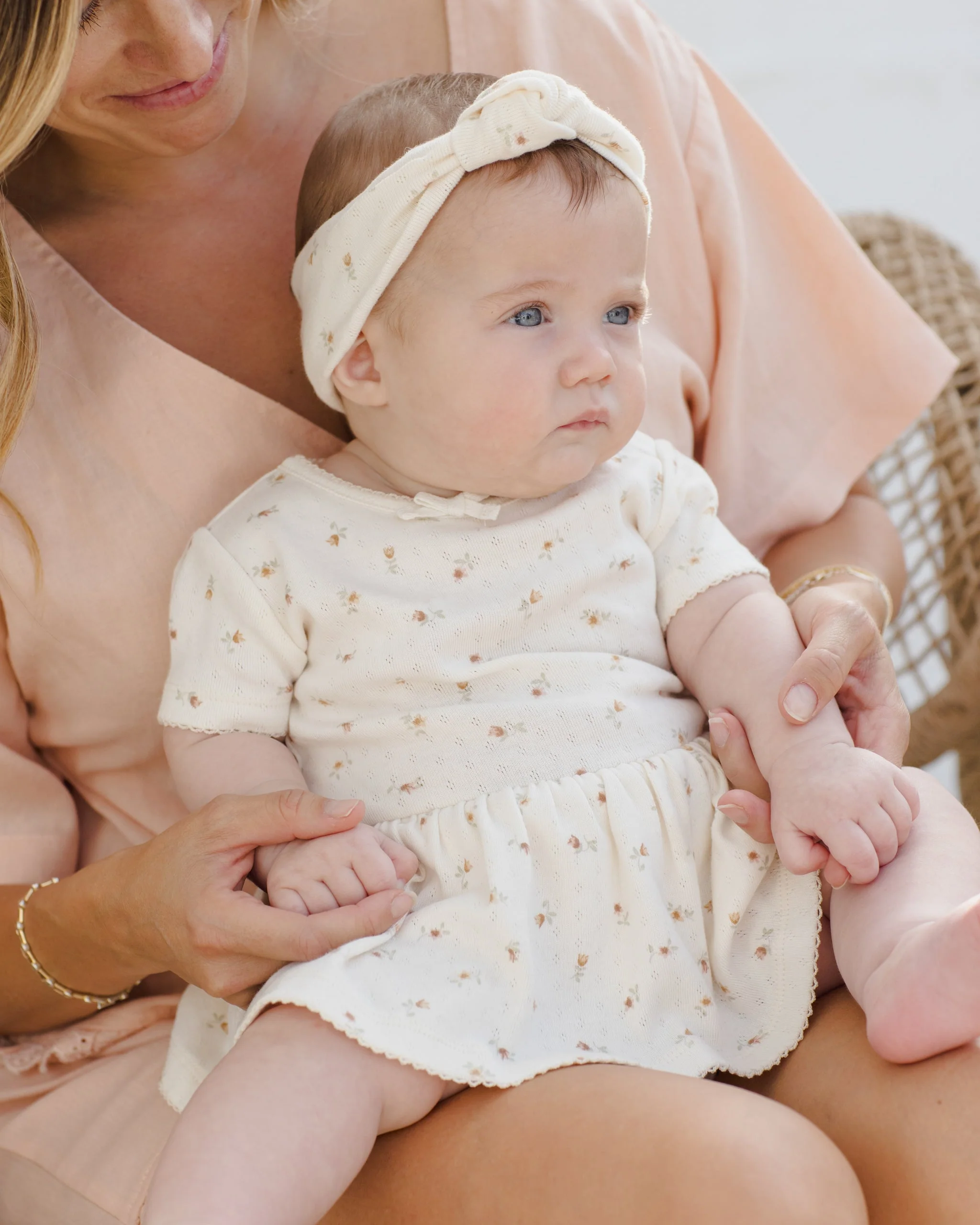 Pointelle Skirted Bodysuit Petit Fleur - Image 2