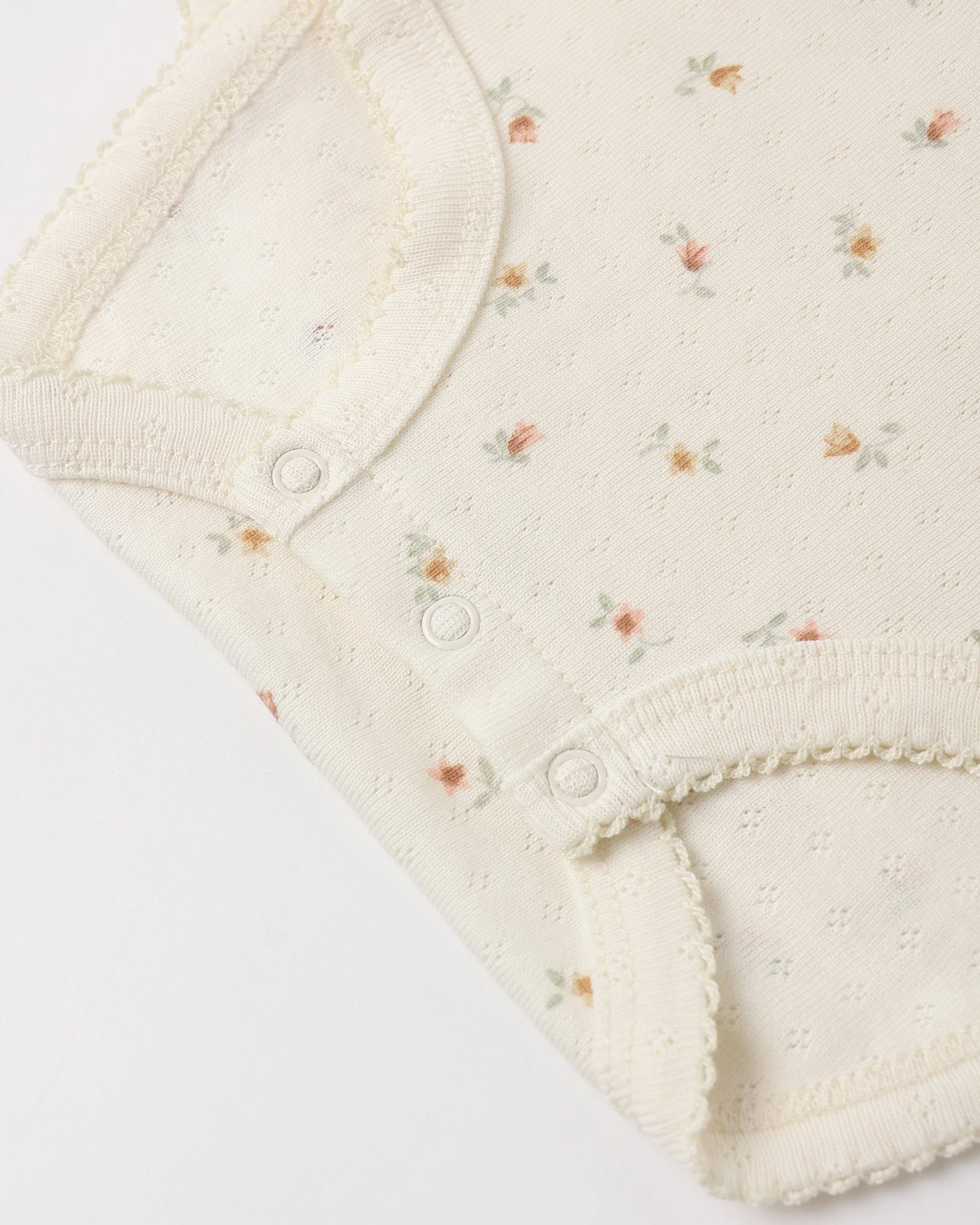 Pointelle Skirted Bodysuit Petit Fleur - Image 6