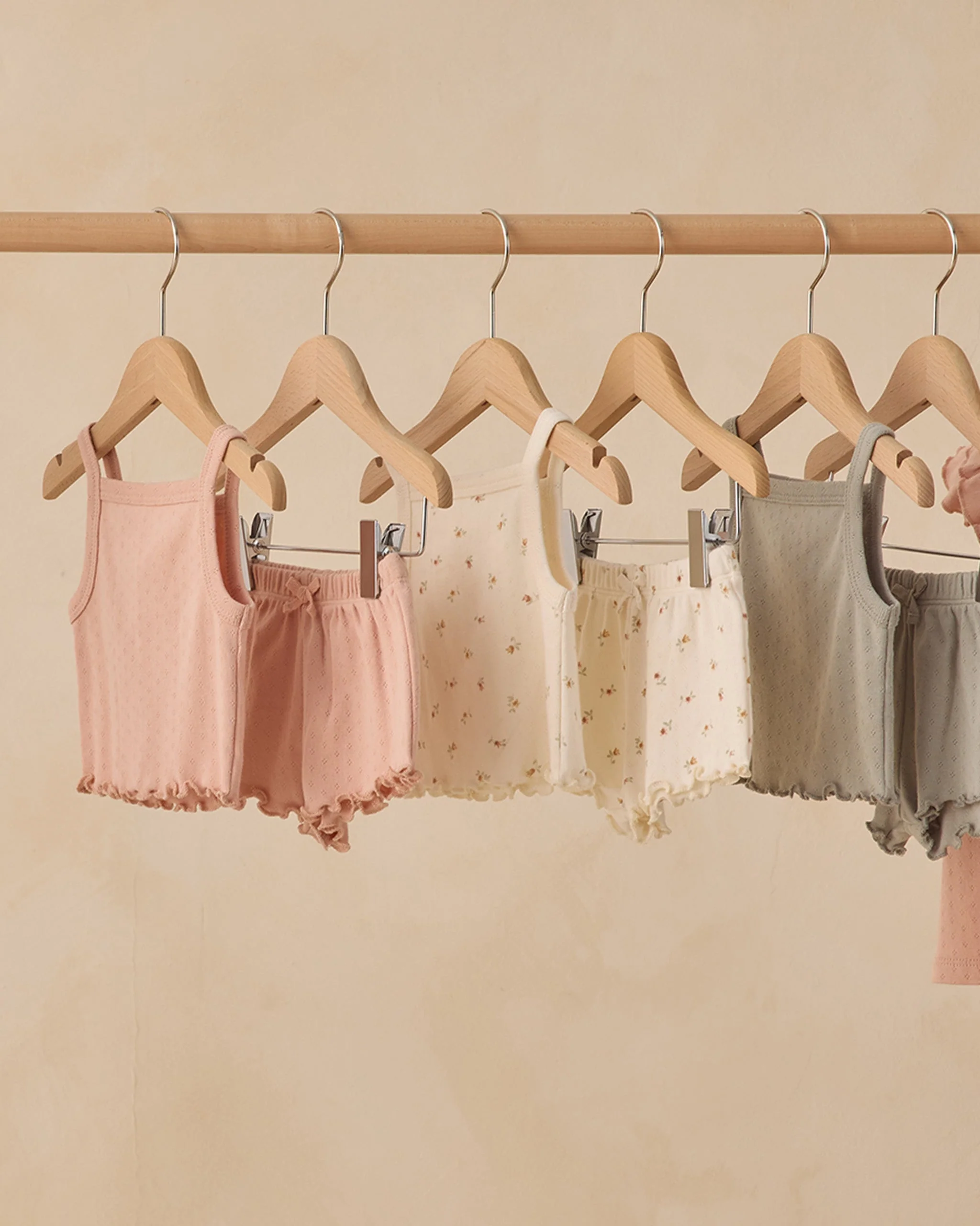 Pointelle Tank + Shortie Set Melon - Image 3
