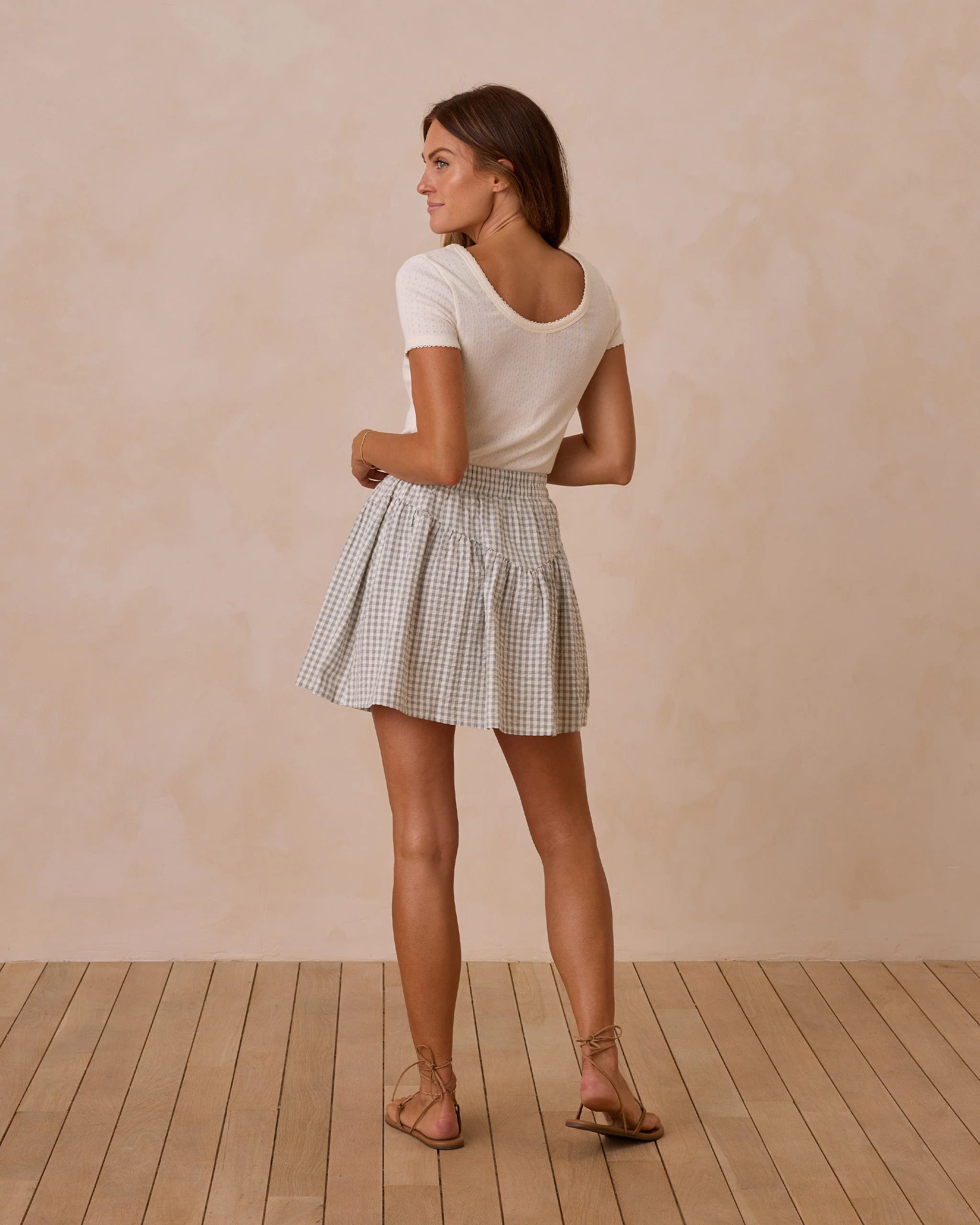 Pointelle Tee | Ivory - Image 2