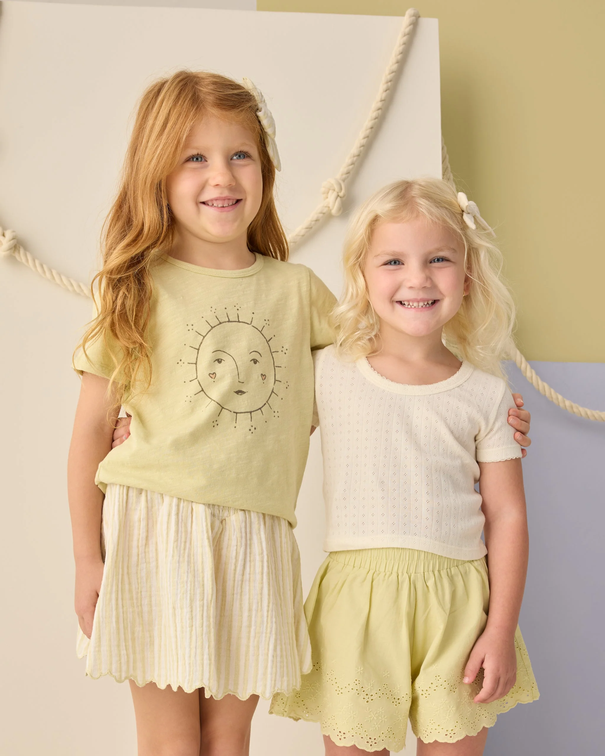 Pointelle Tee Ivory - Image 6