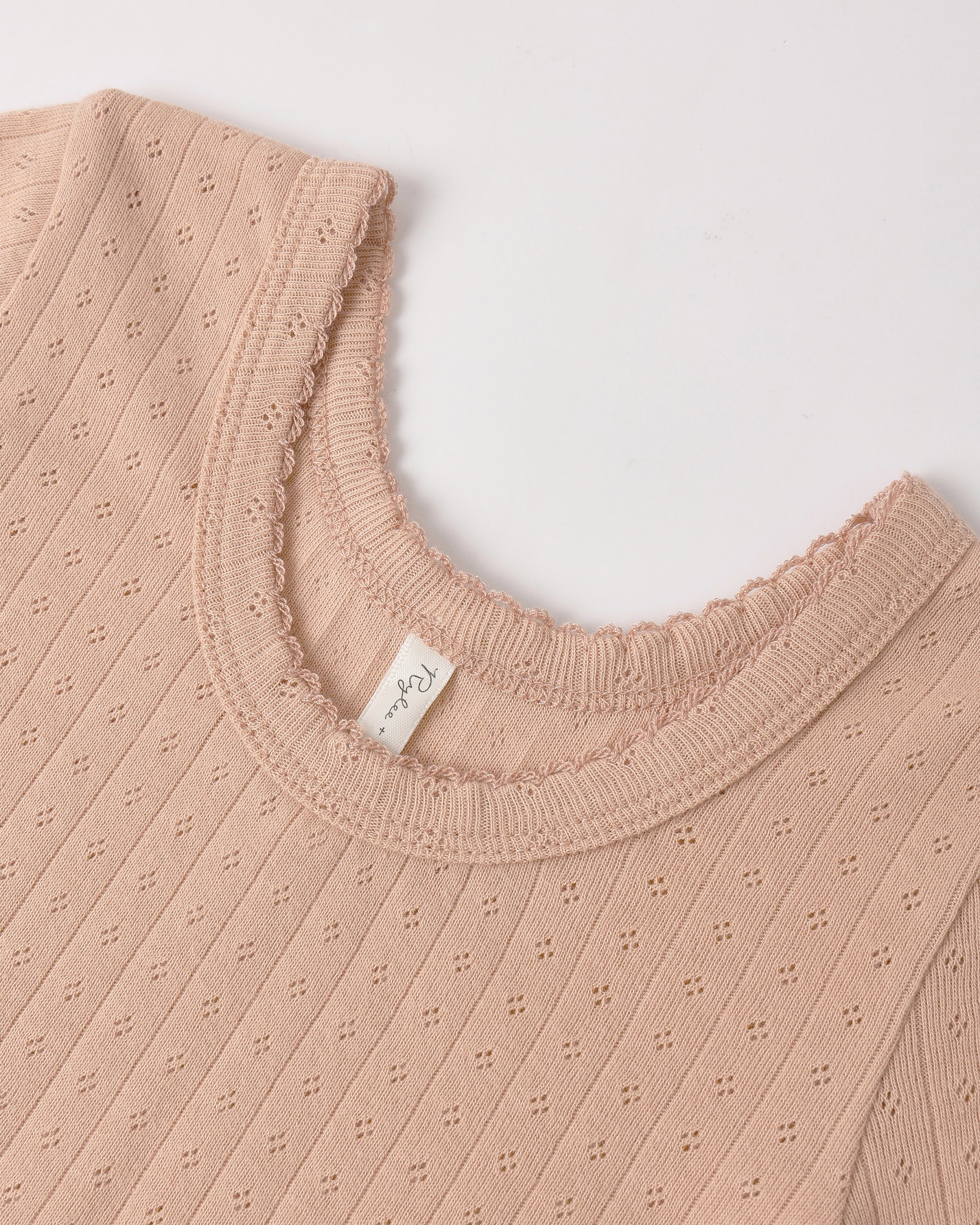 Pointelle Tee Melon - Image 5