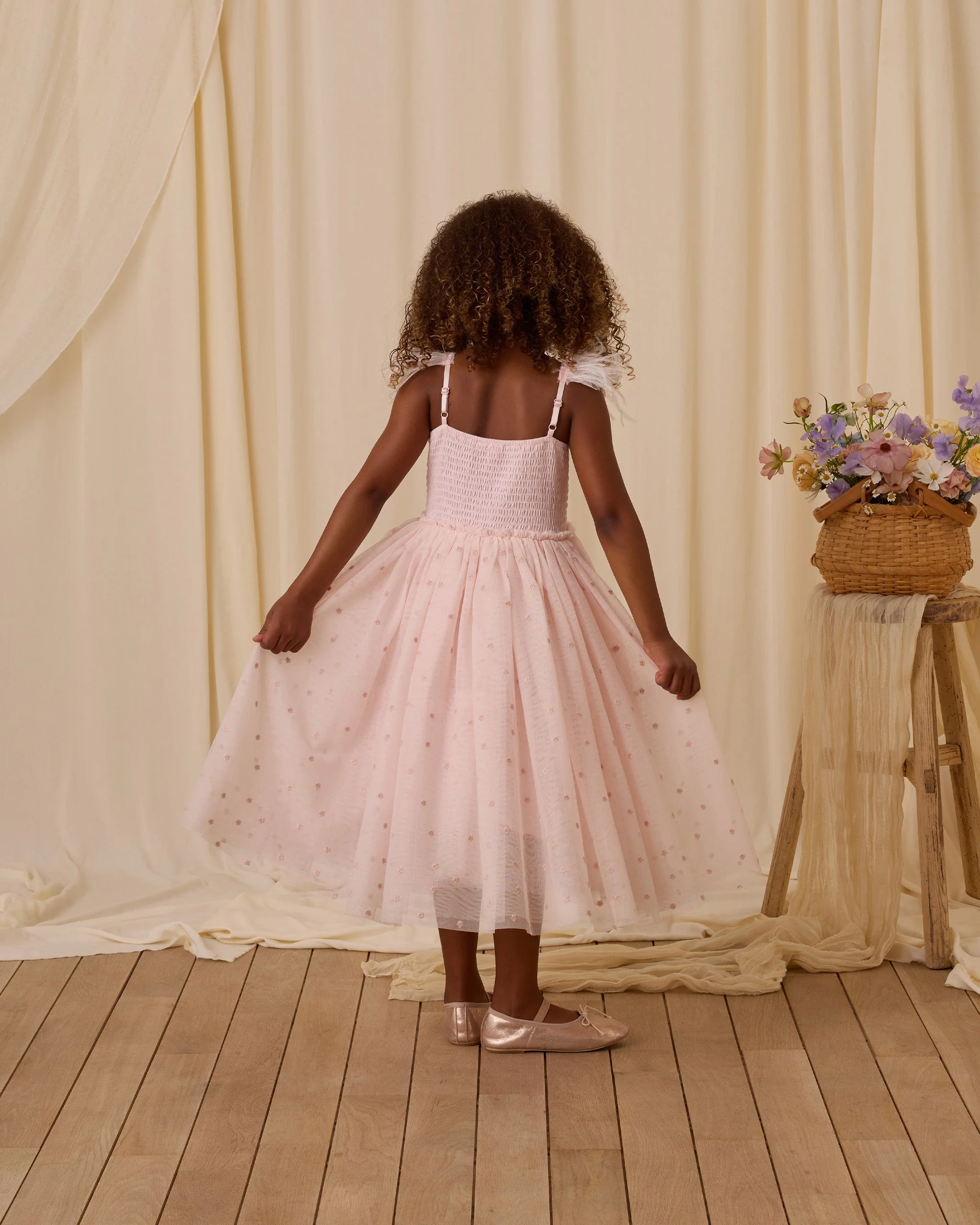 Poppy Dress | Blush - Image 3