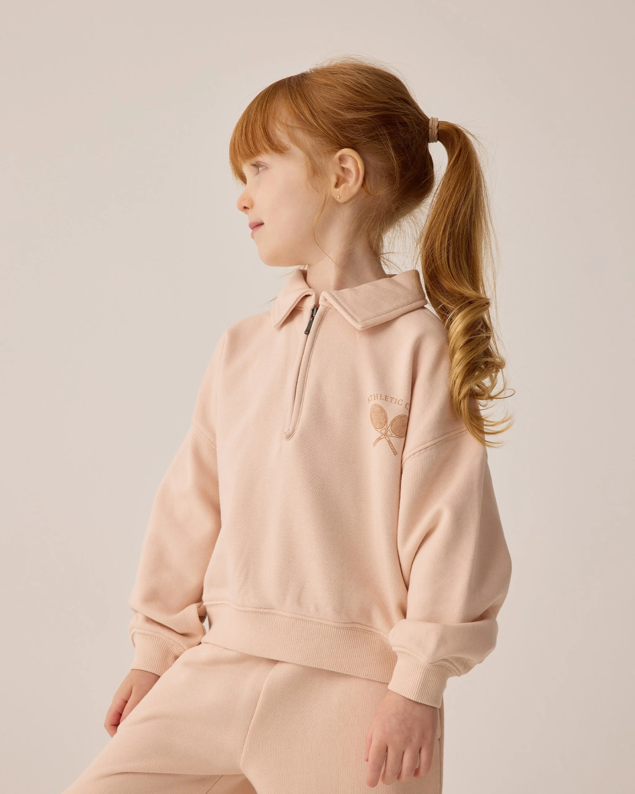 Quarter Zip Sweatshirt || Shell - Image 2