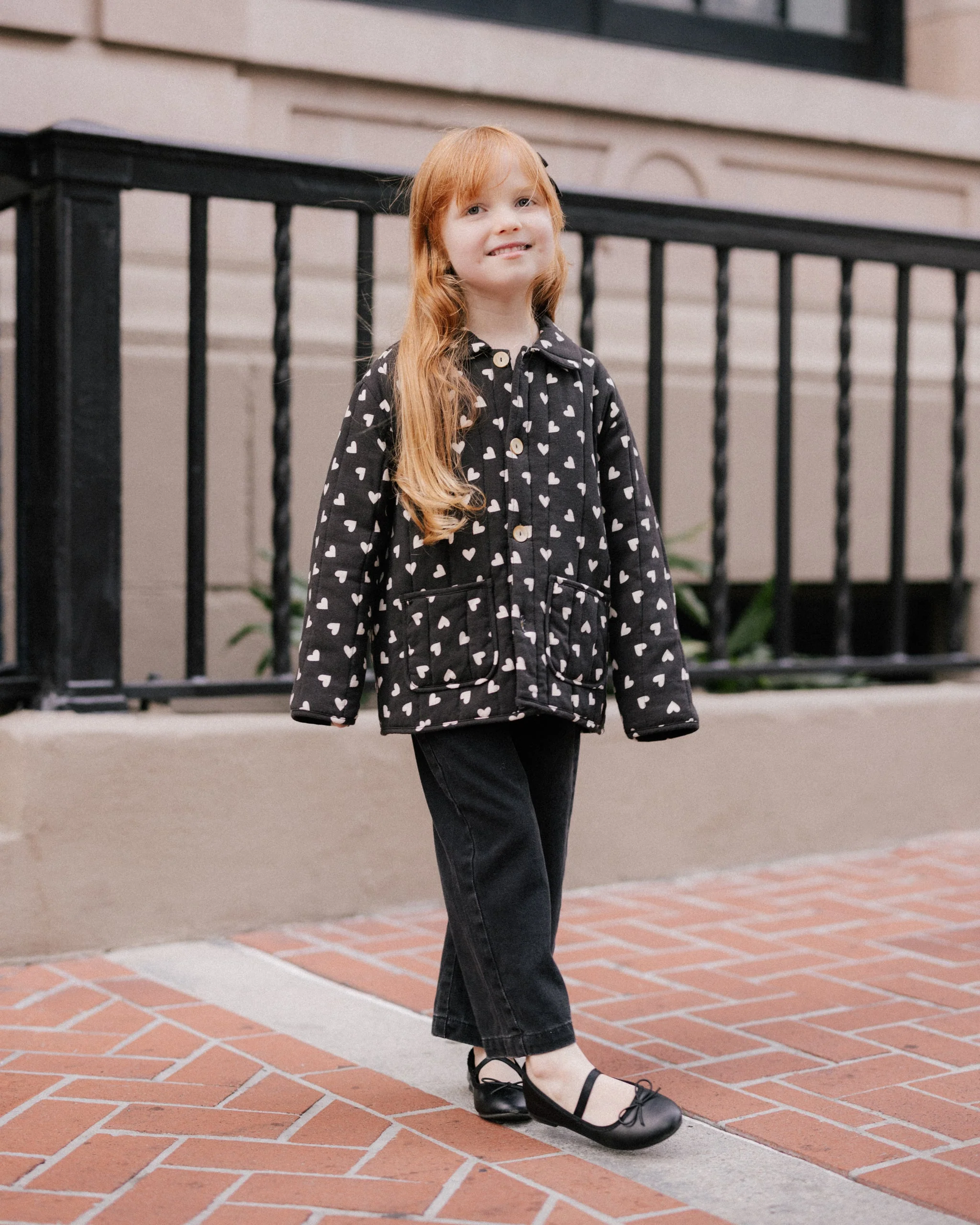 Quilted Coat || Hearts - Image 2