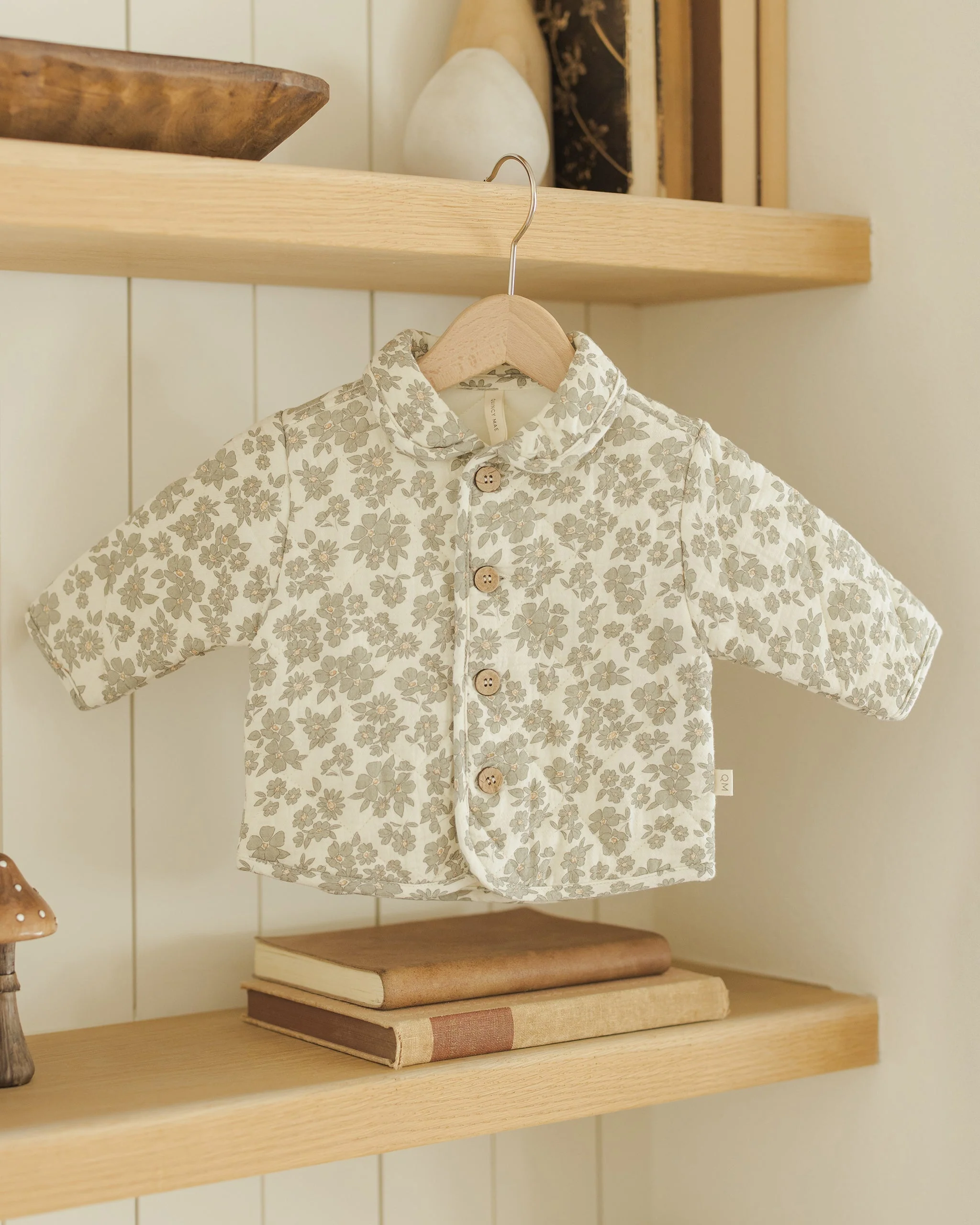 Quilted Jacket || Green Floral - Image 6
