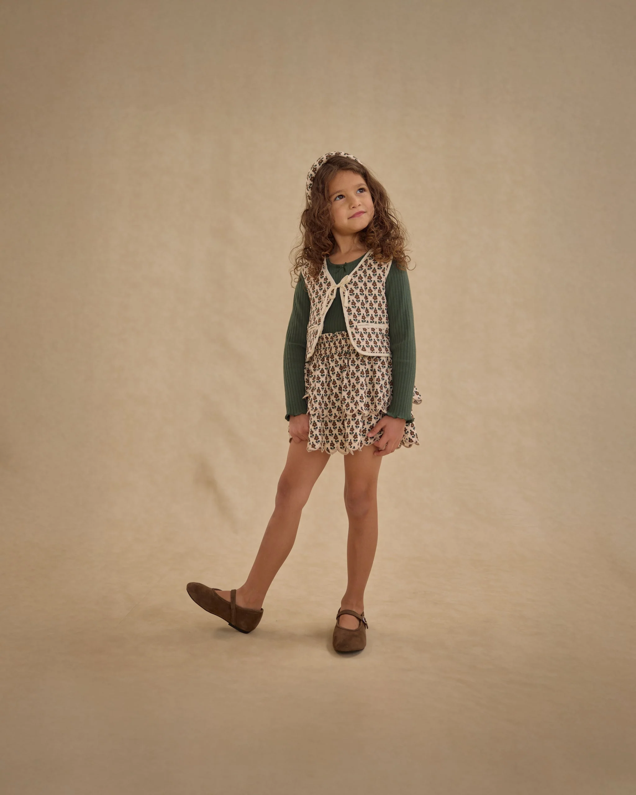 Quilted Vest || Harvest Floral - Image 3