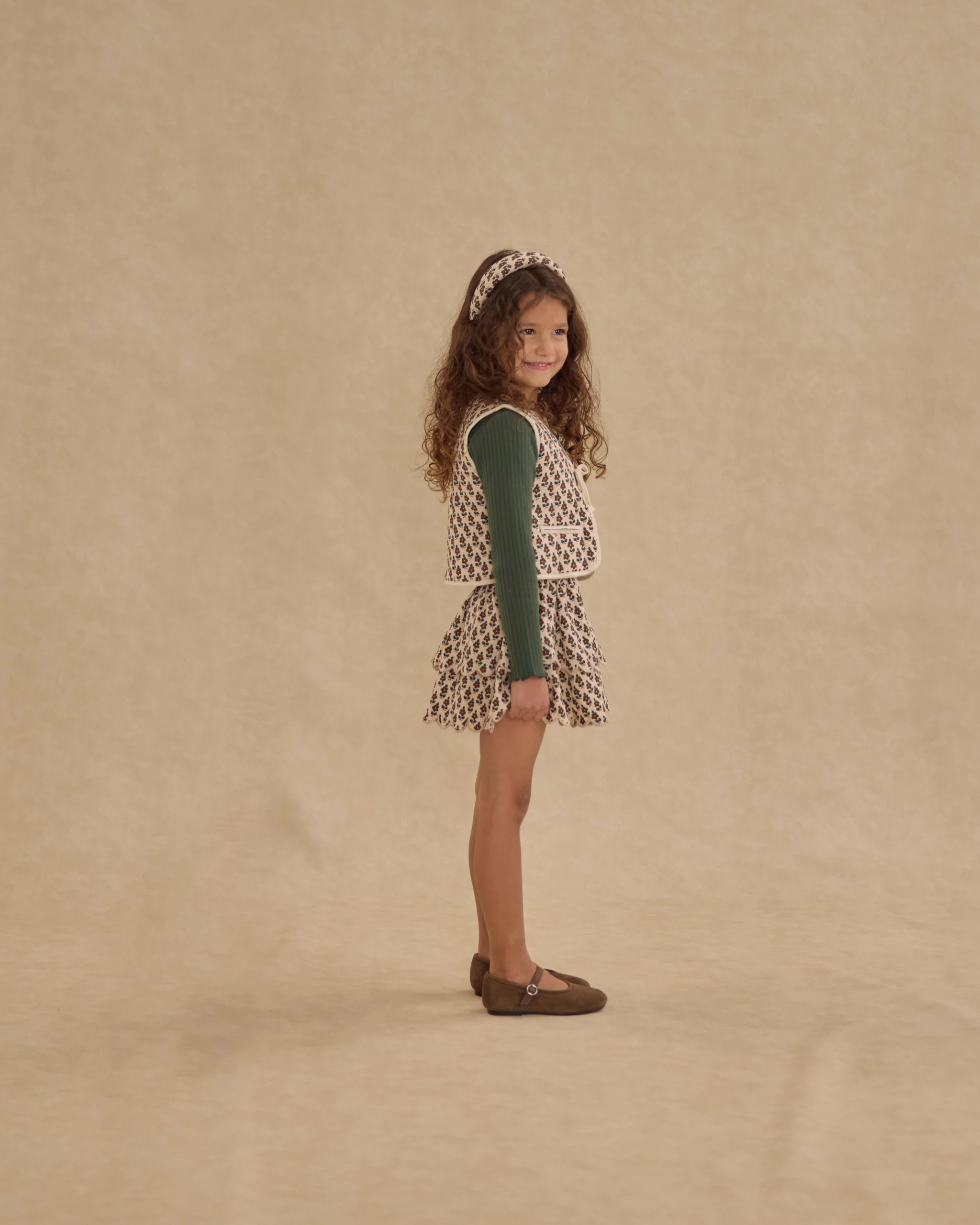 Quilted Vest || Harvest Floral - Image 4