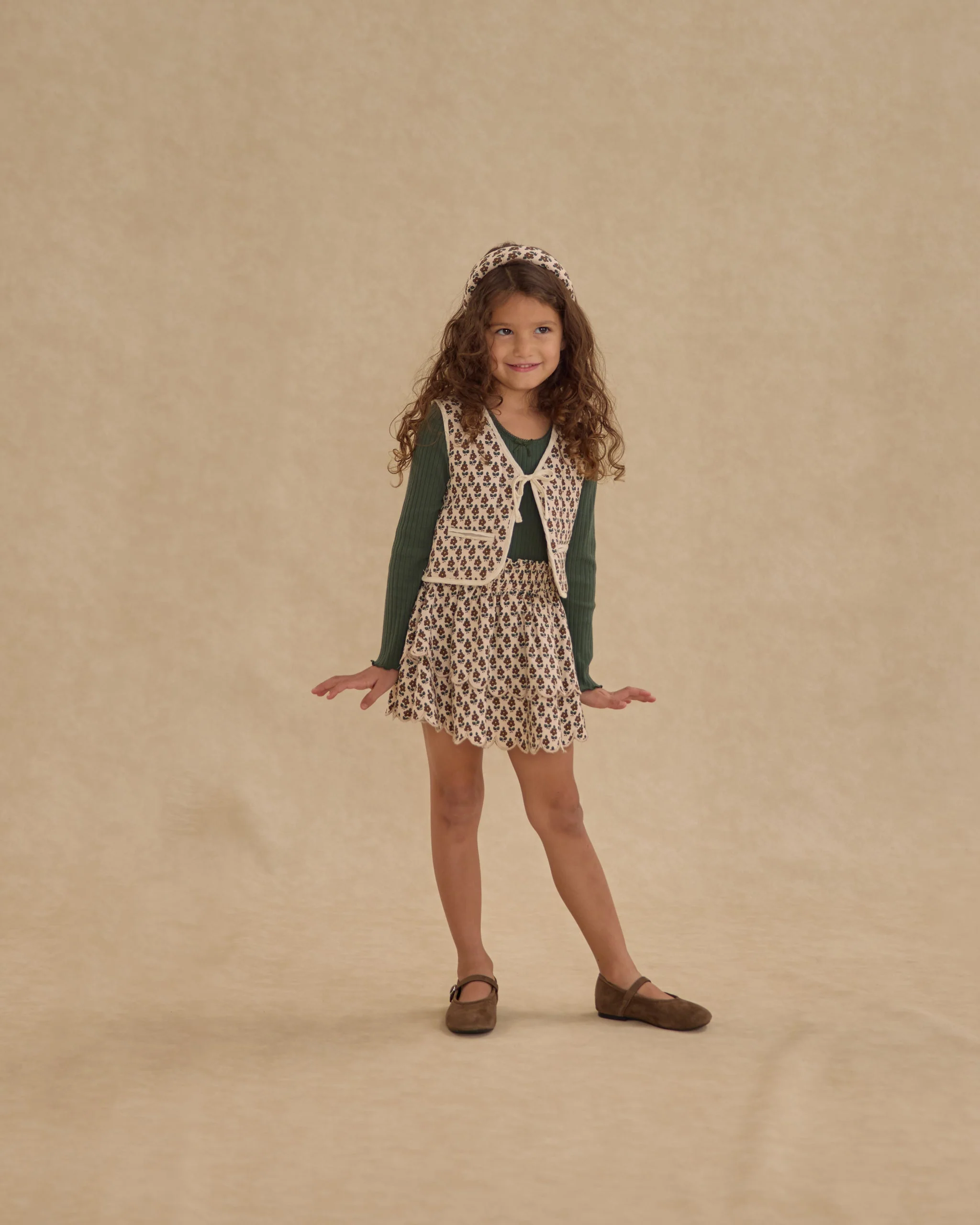 Quilted Vest || Harvest Floral - Image 6