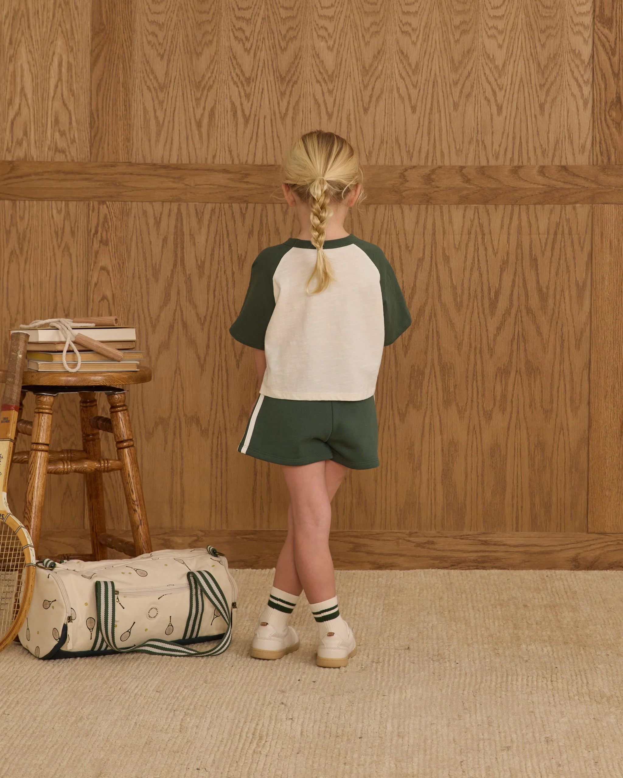 Racer Track Short || Green - Image 3