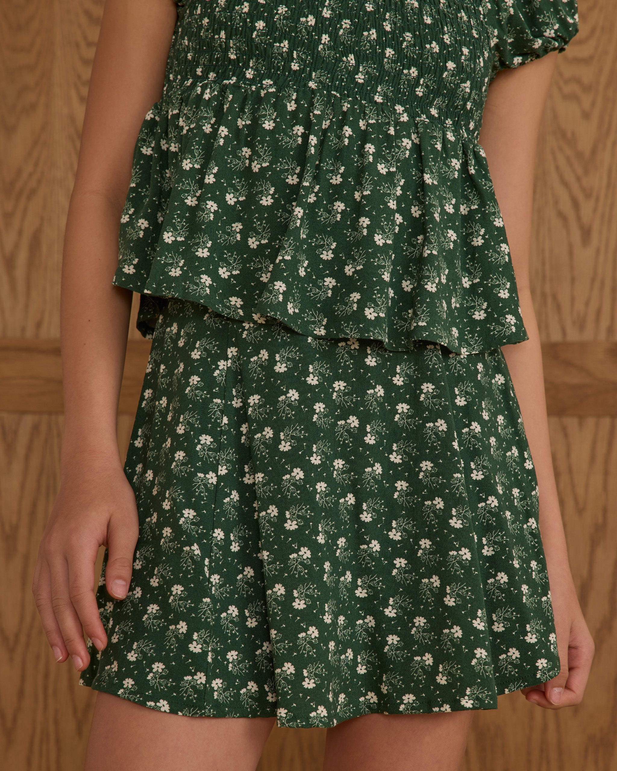 Rachel Skirt || Green Ditsy - Image 6