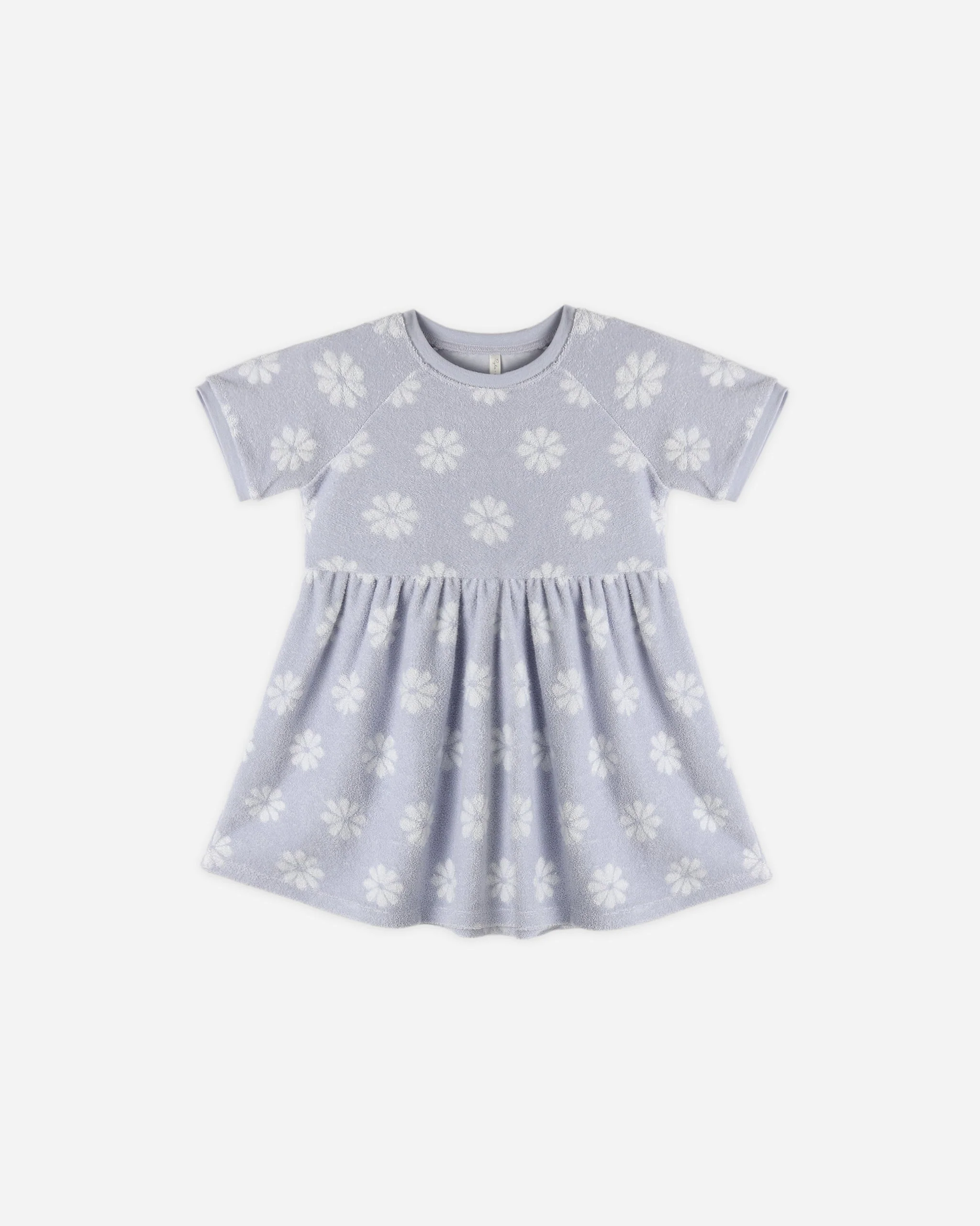 Raglan Dress Periwinkle Daisy