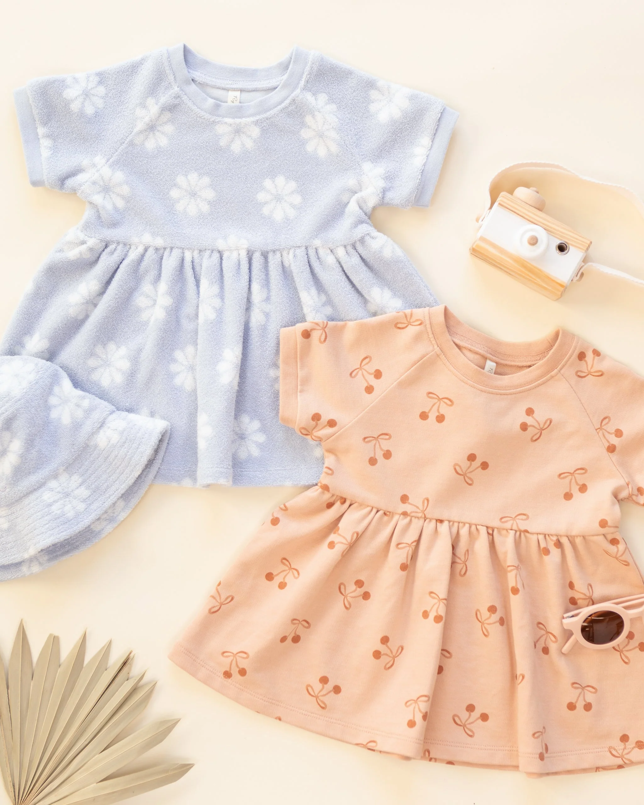 Raglan Dress Periwinkle Daisy - Image 2