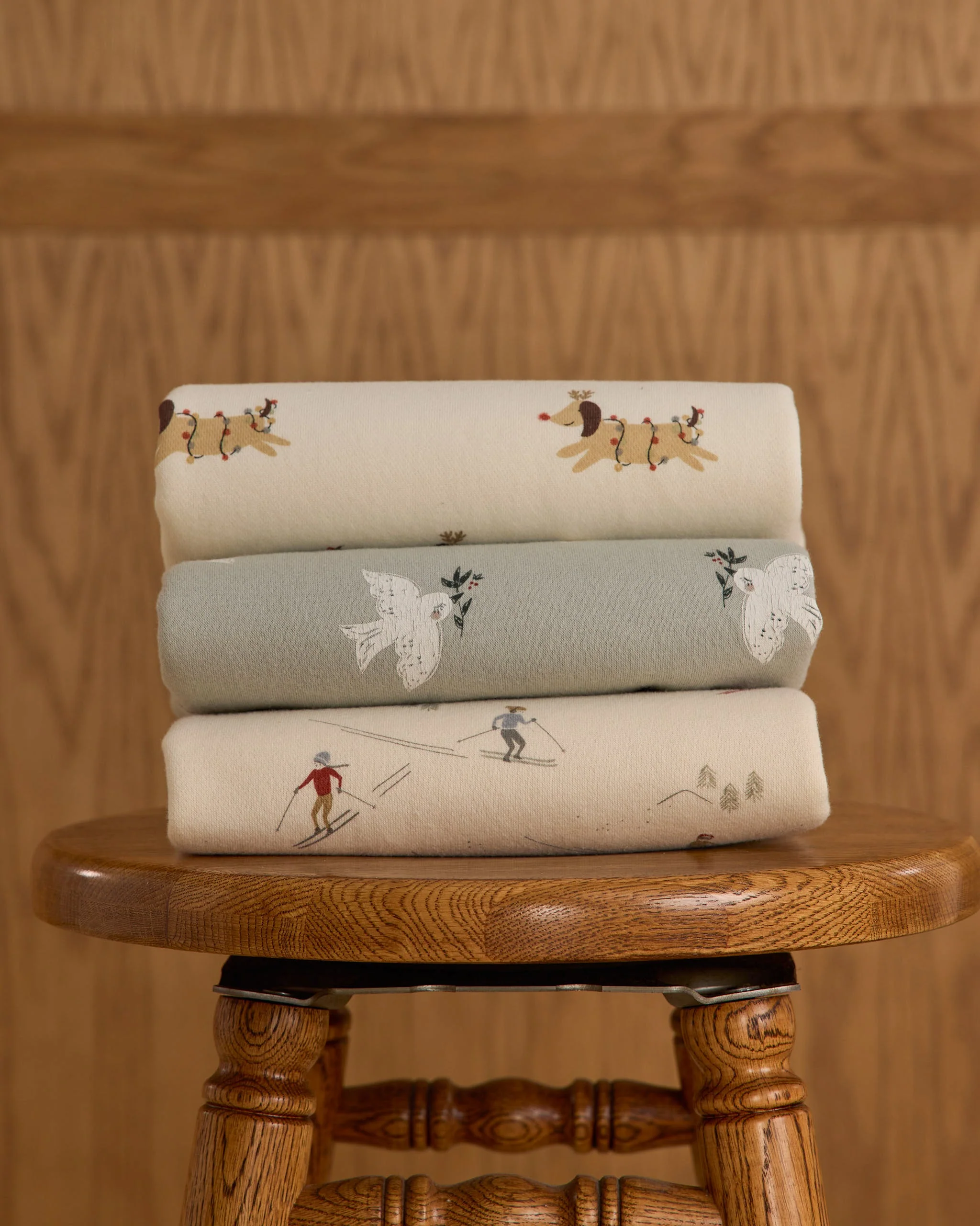 Raglan Jumpsuit || Christmas Dogs - Image 2