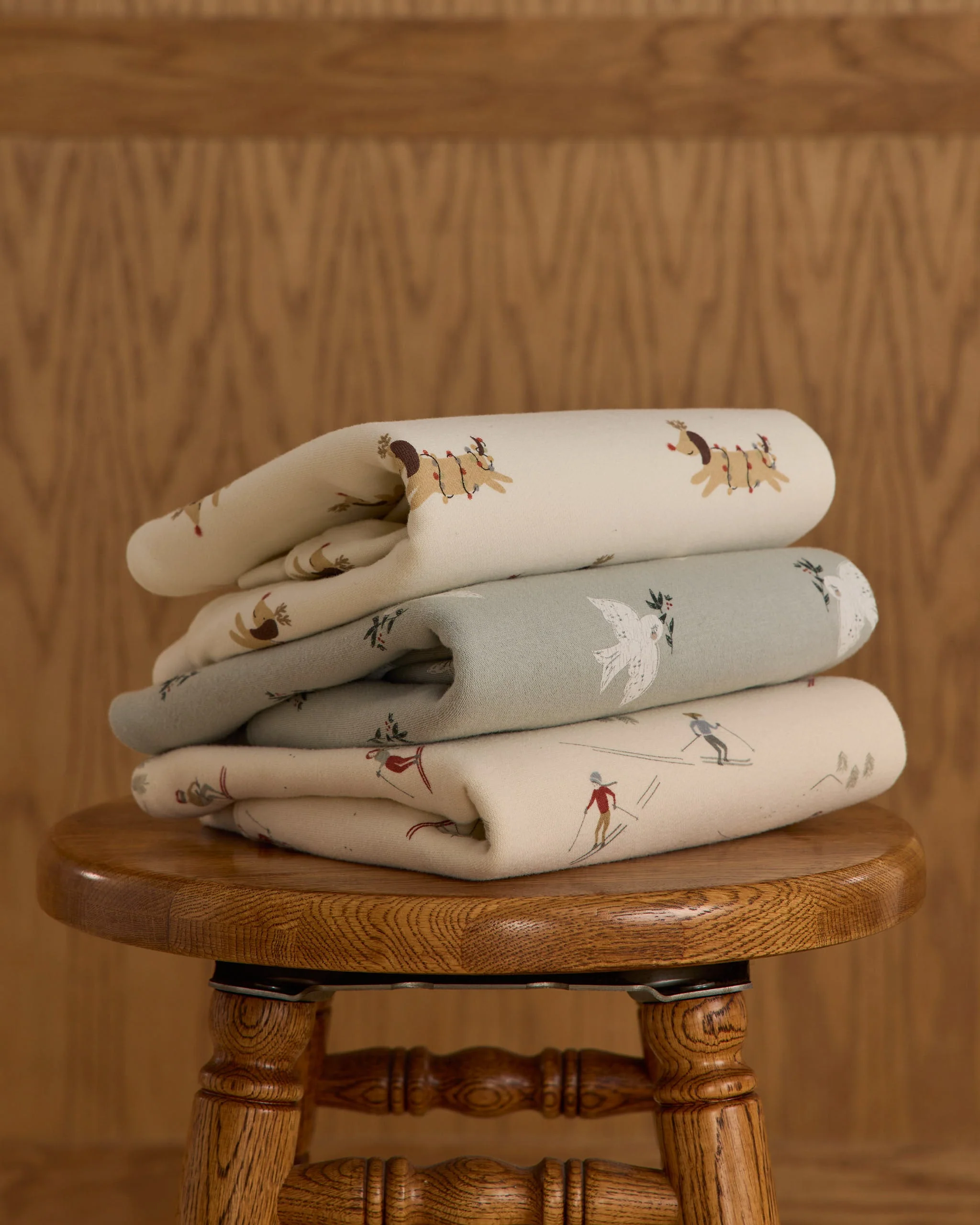 Raglan Jumpsuit || Christmas Dogs - Image 3