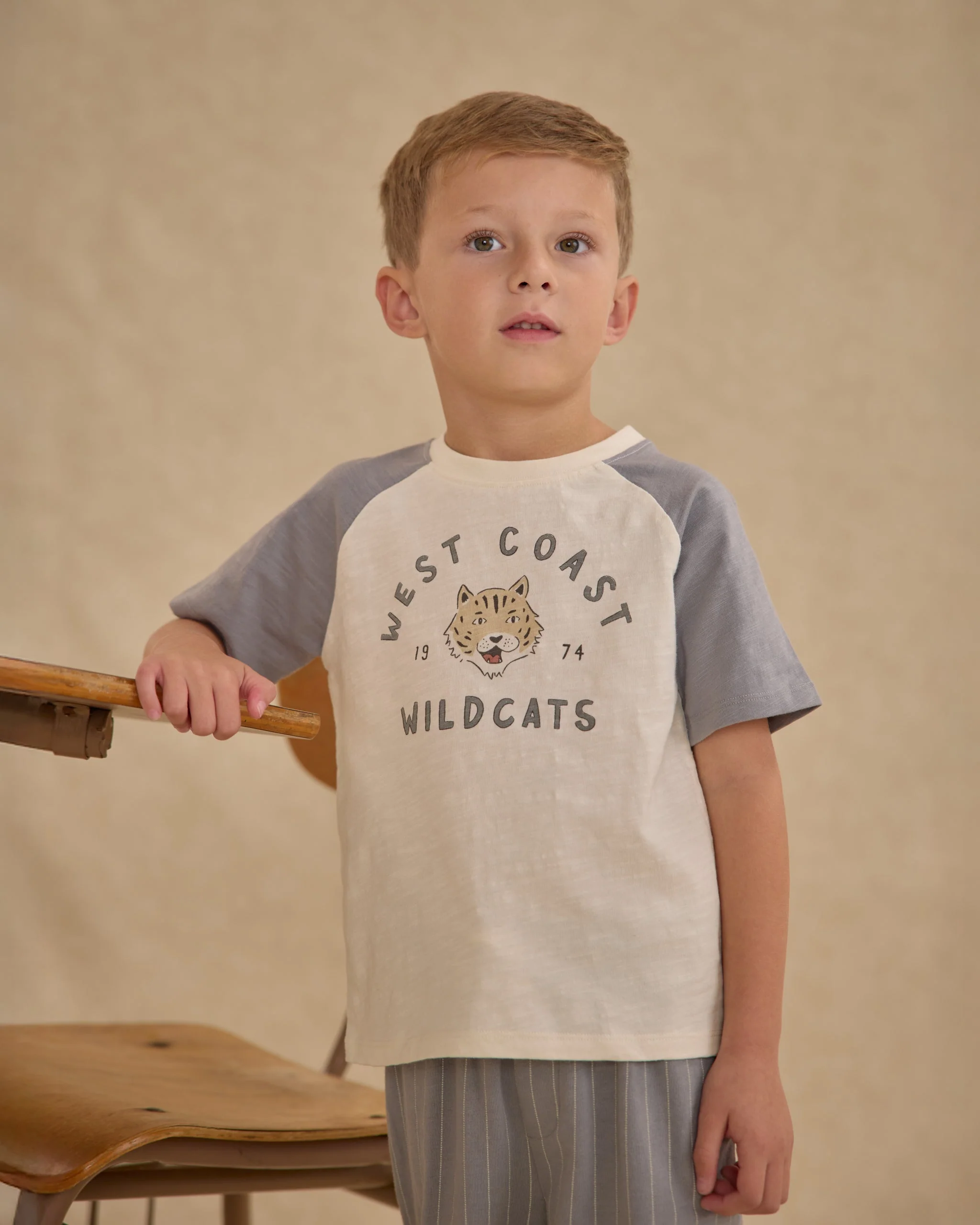 Raglan Short Sleeve Tee || Wildcats - Image 2