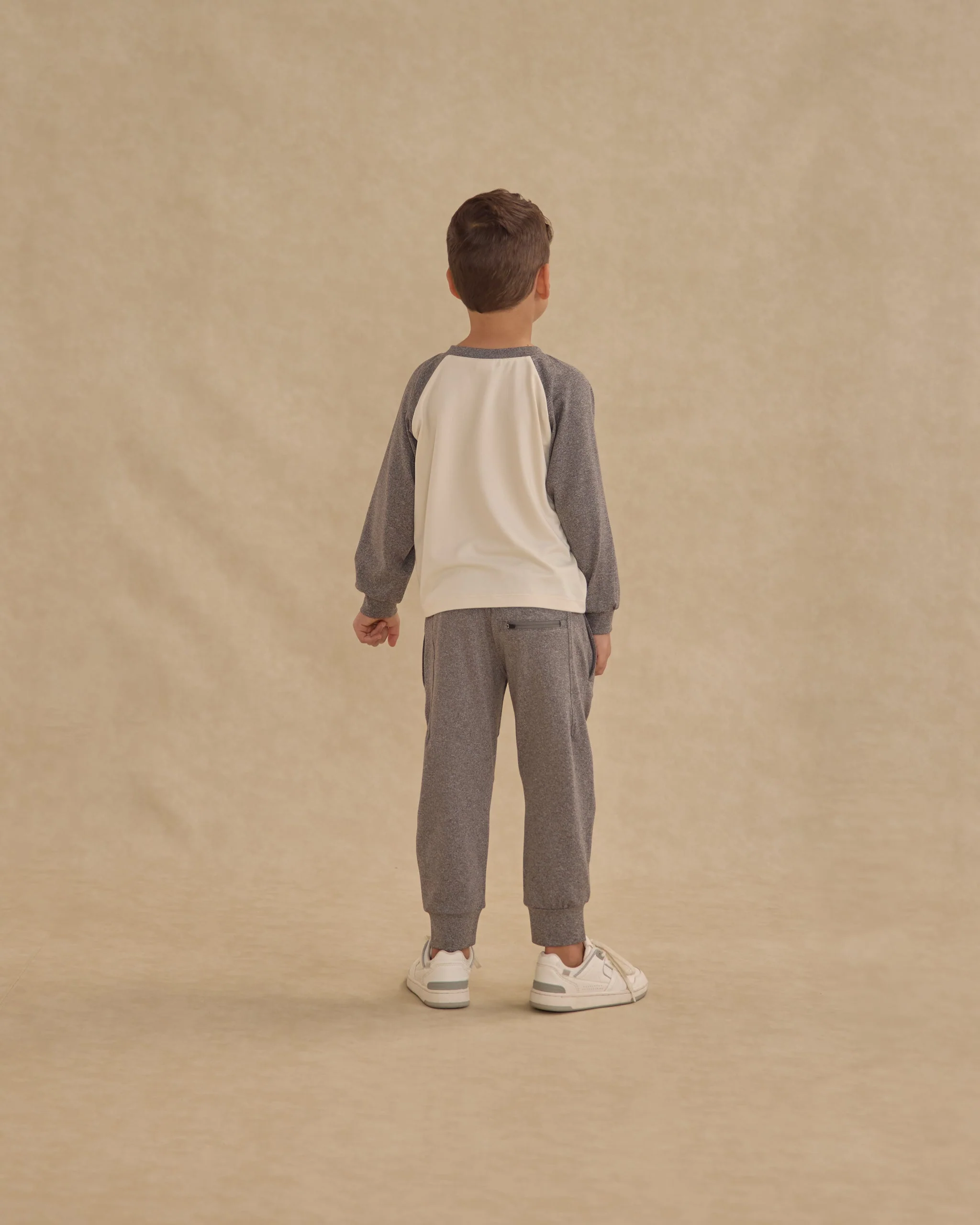 Raglan Tee || Heathered Grey - Image 3