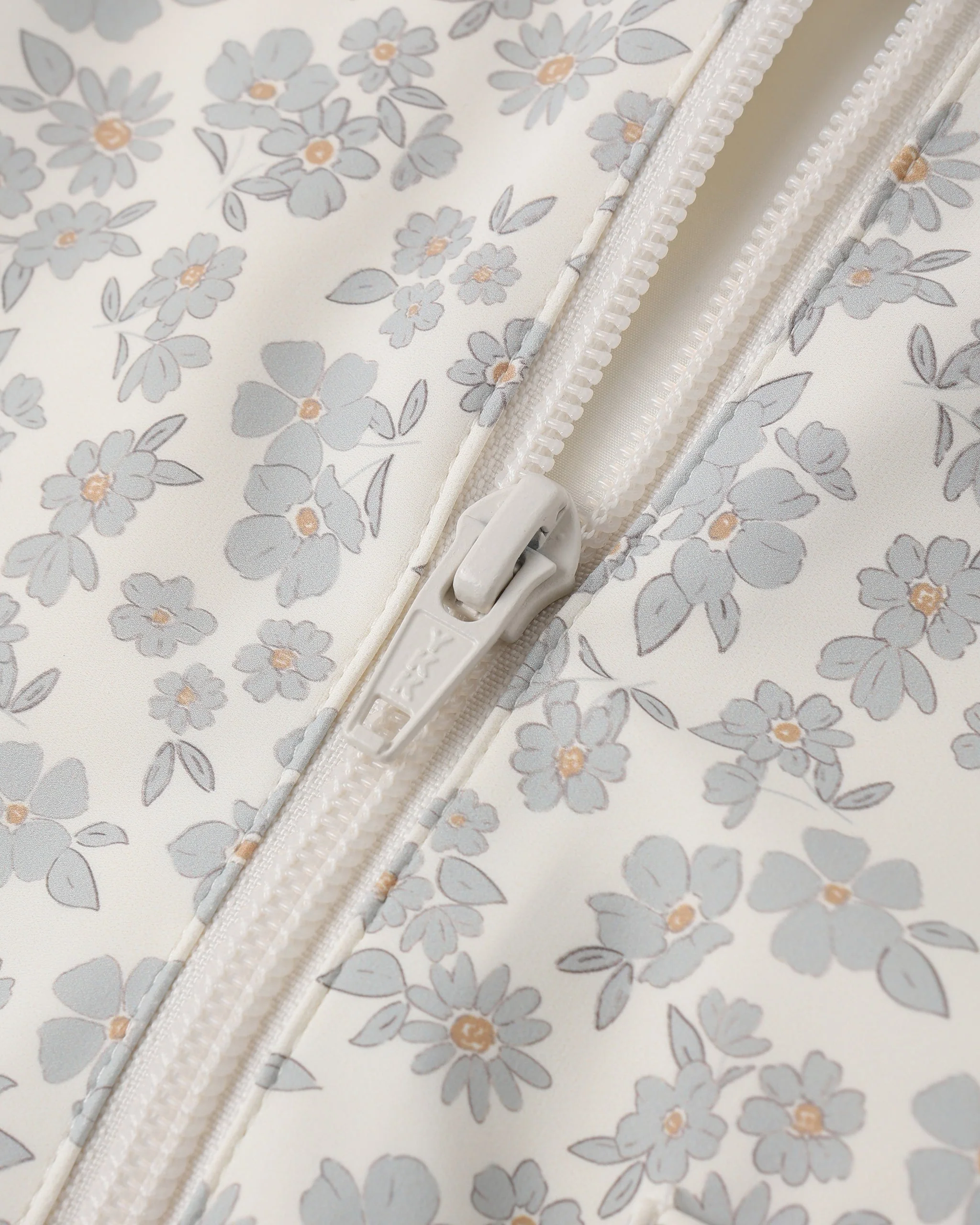 Rain Coat Blue Floral - Image 6