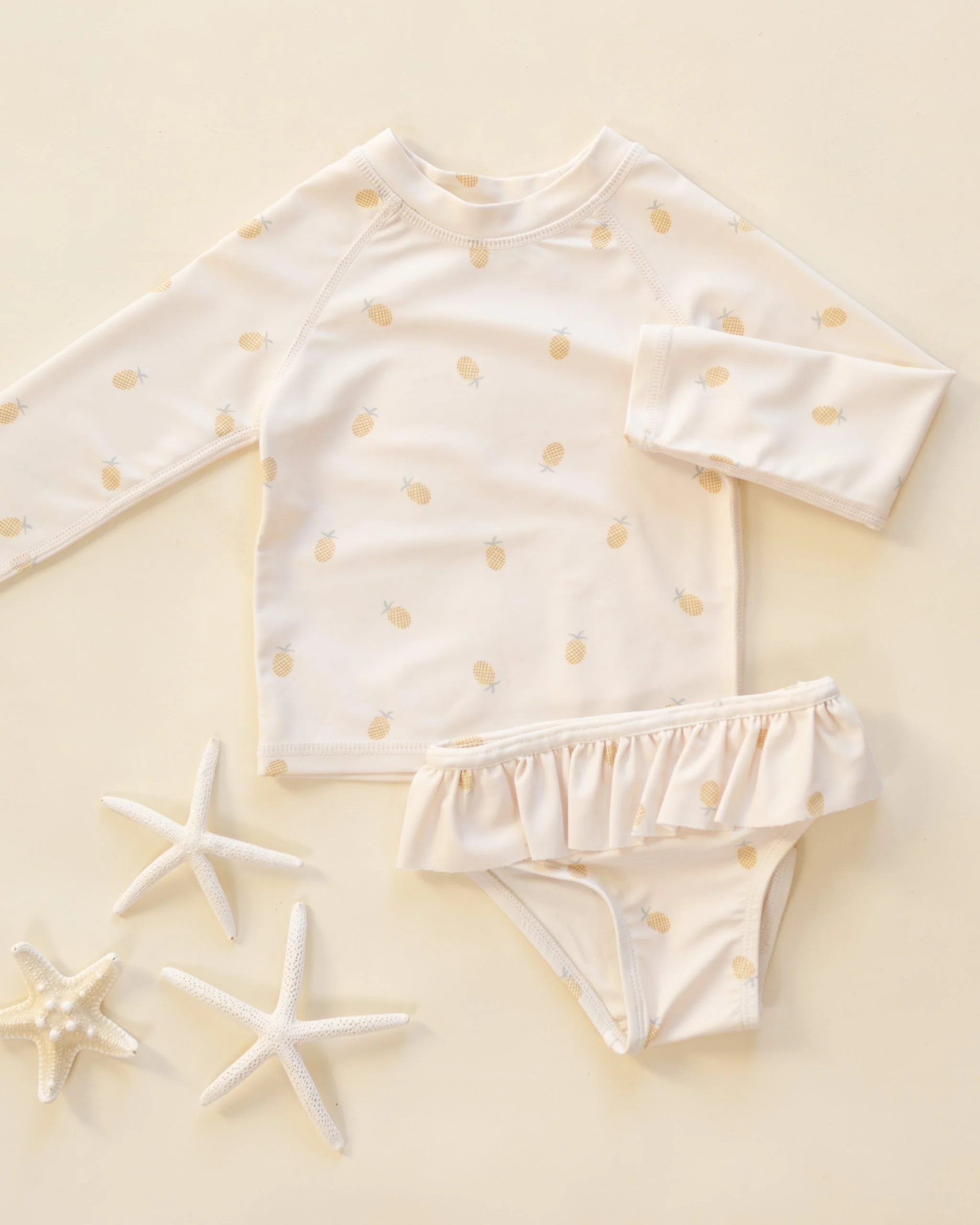 Rashguard Girls Set Pineapple - Image 2