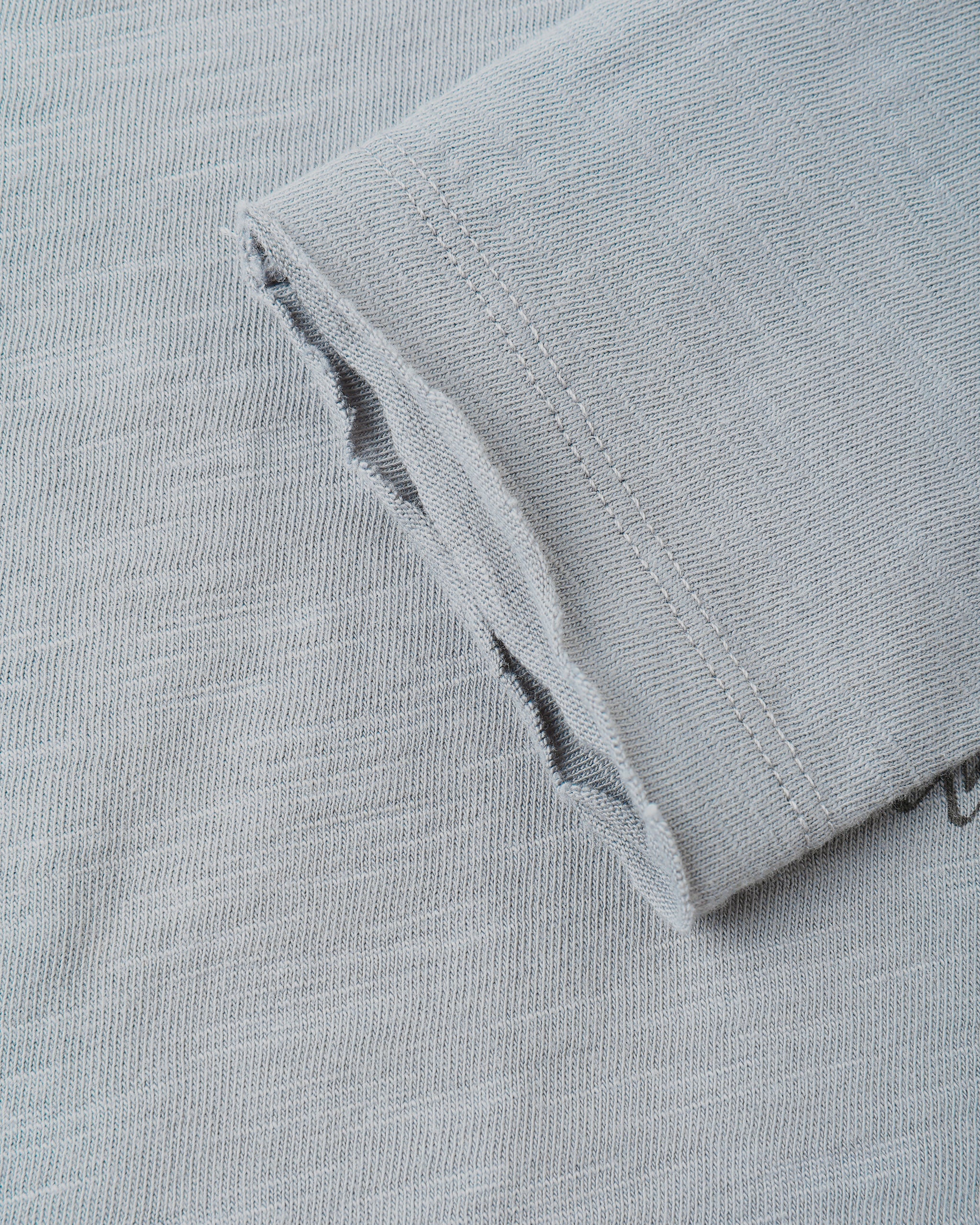 Raw Edge Long Sleeve Tee || Basketball - Image 7