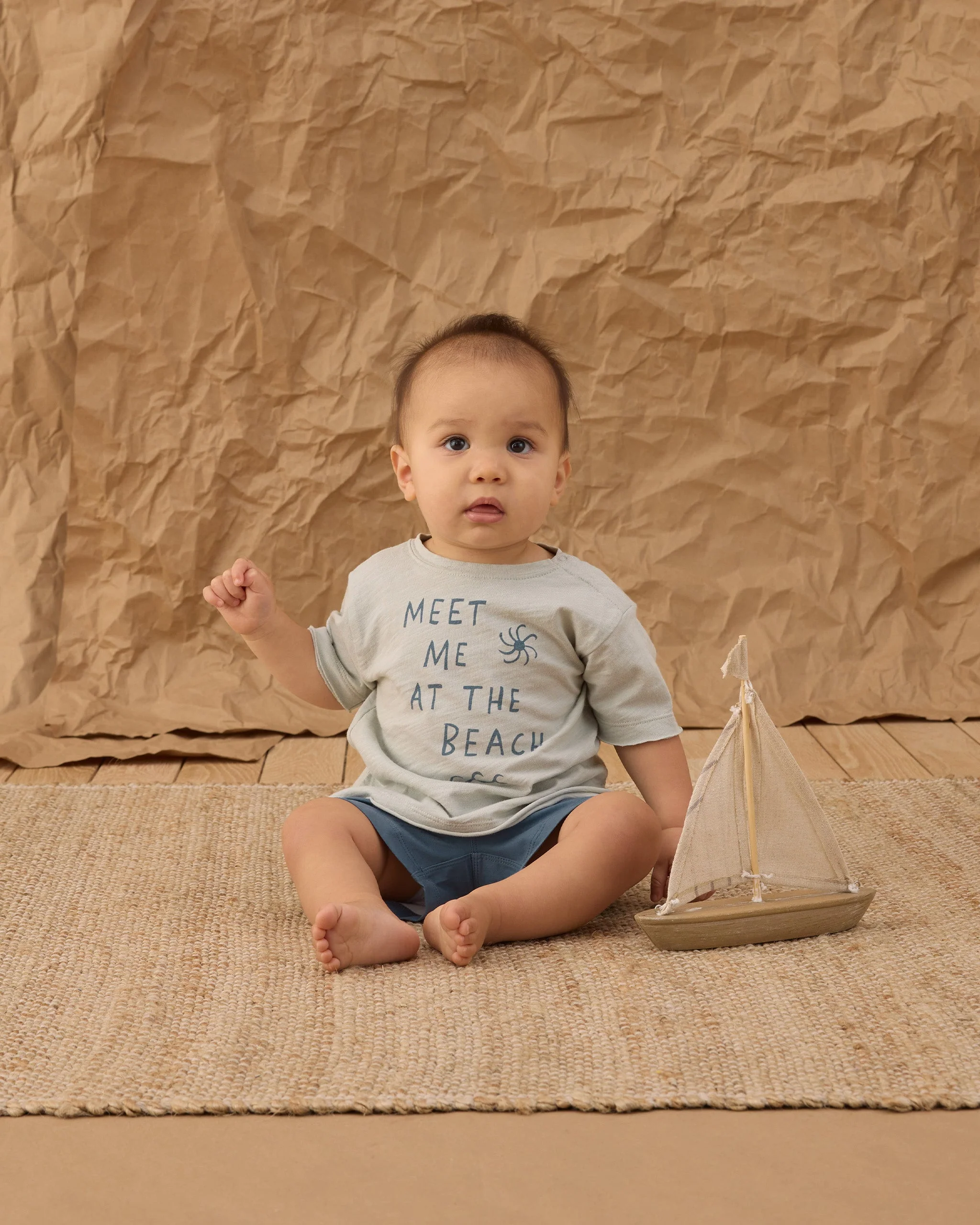 Raw Edge Tee Meet Me At The Beach - Image 2