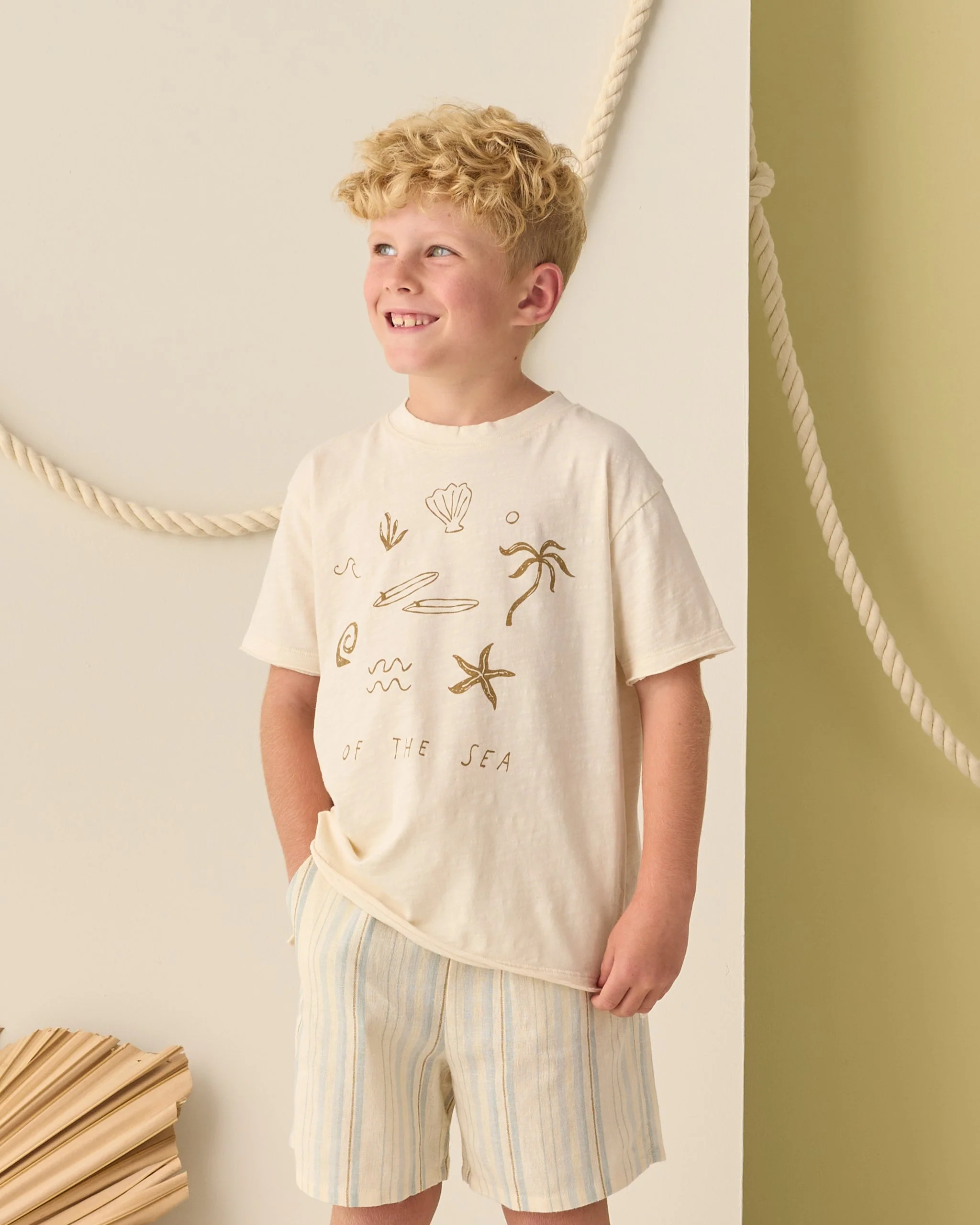 Raw Edge Tee Of The Sea - Image 2