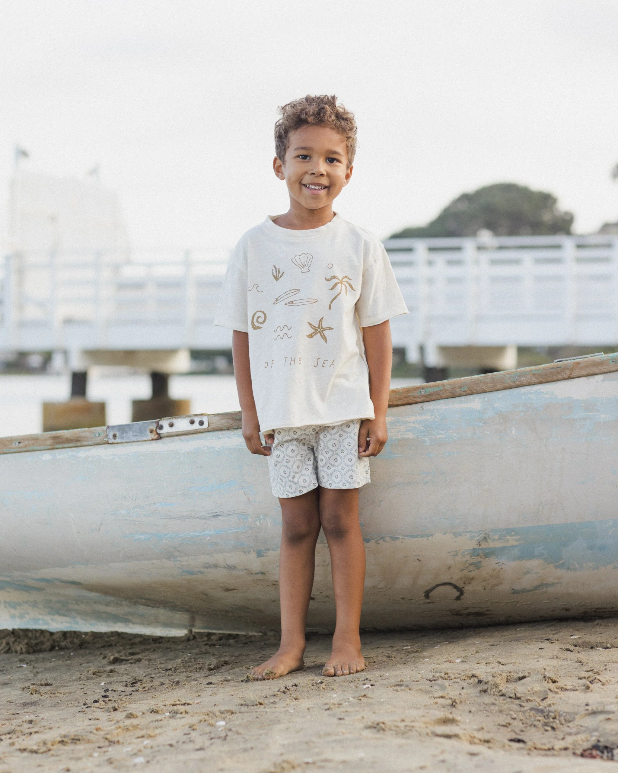 Raw Edge Tee Of The Sea - Image 5