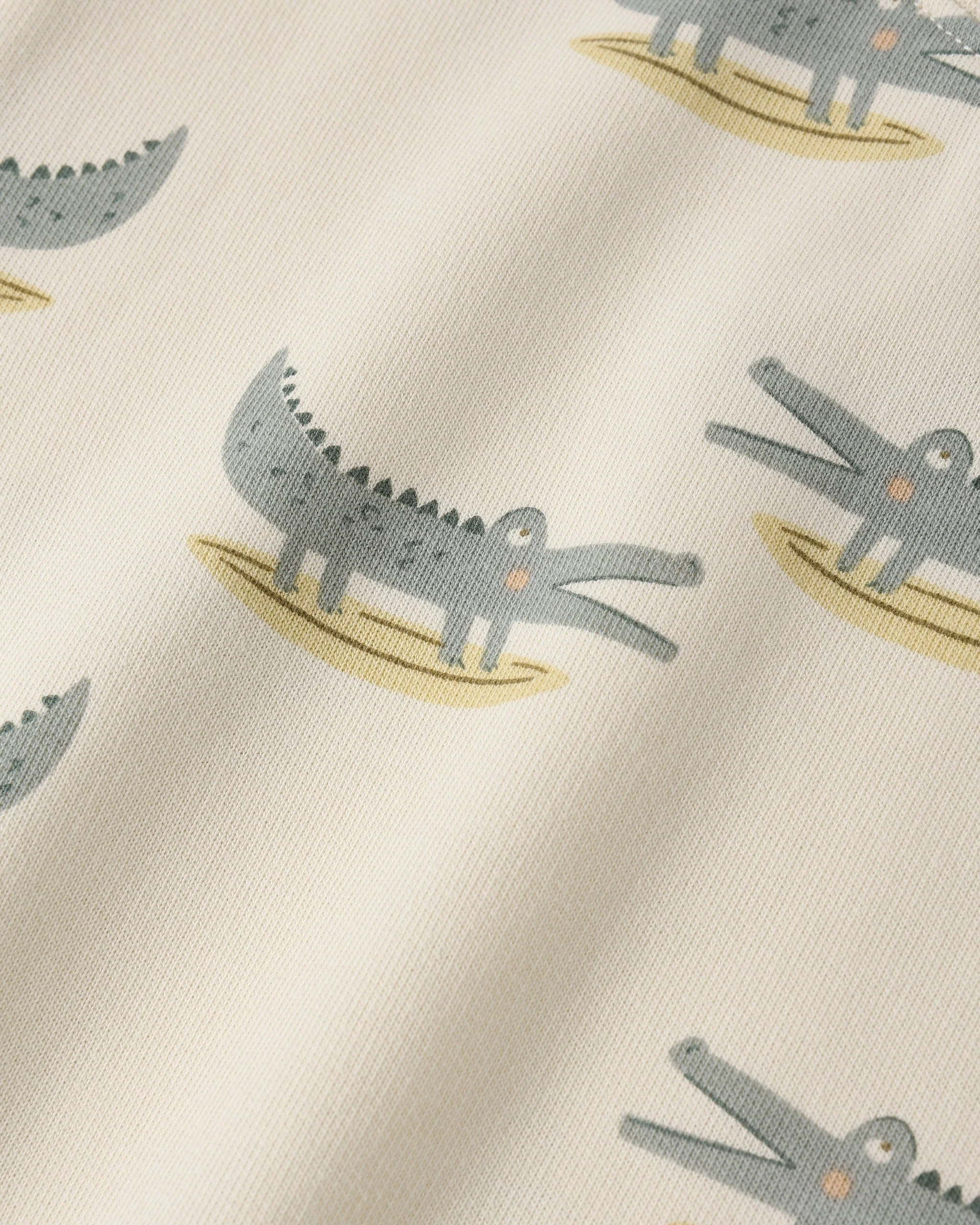Relaxed Bubble Romper Alligators - Image 2