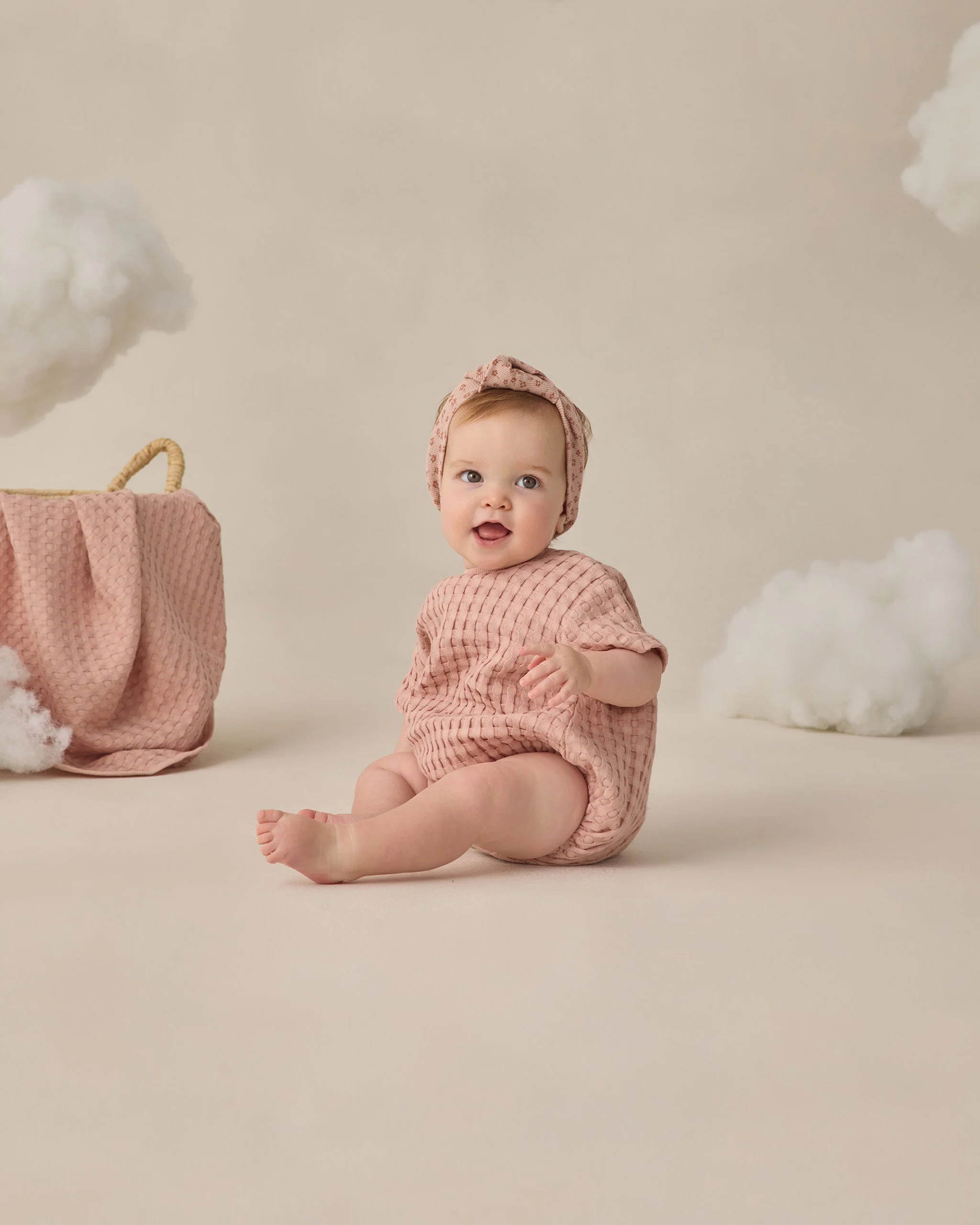 Relaxed Bubble Romper Blush - Image 4