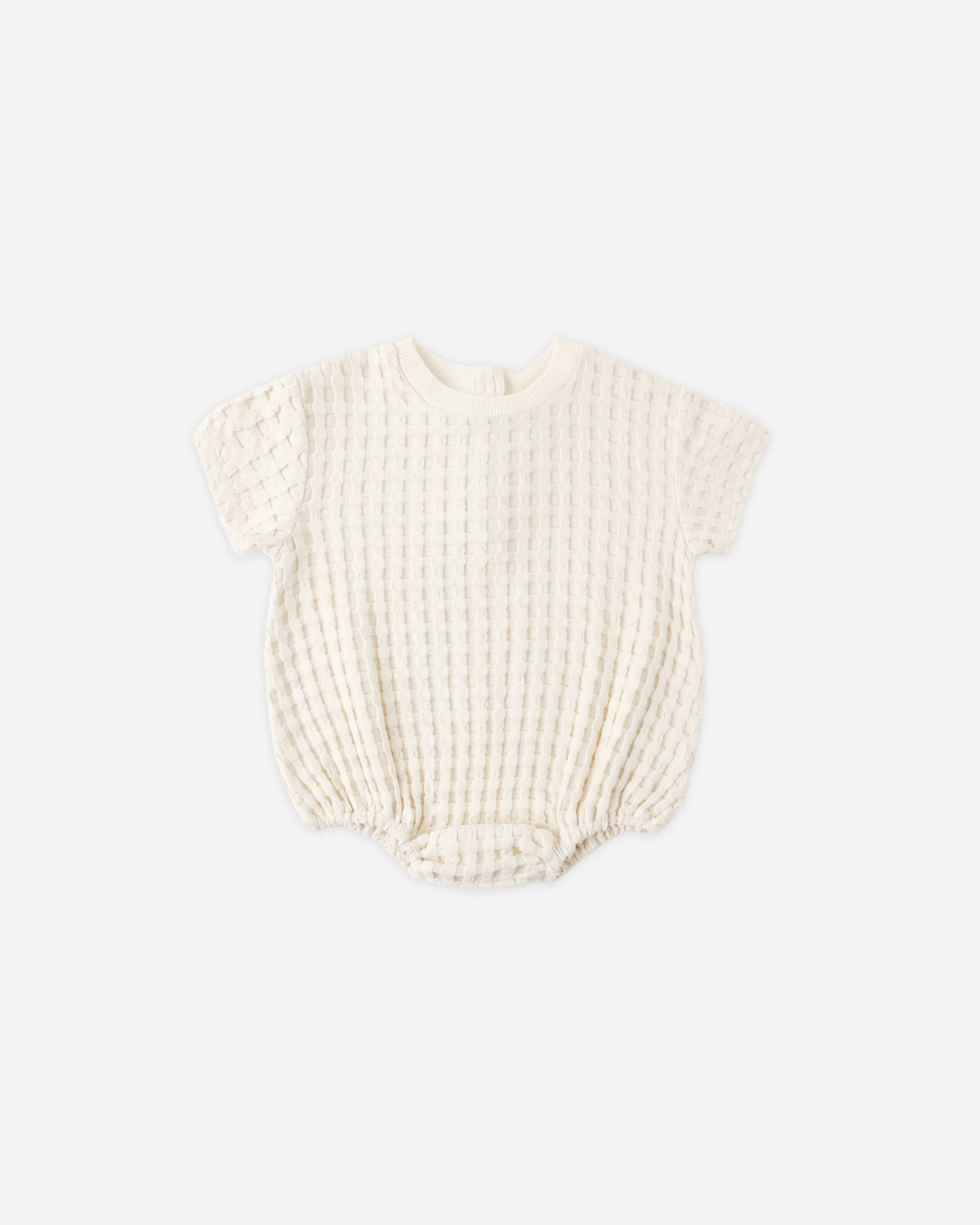Relaxed Bubble Romper Natural