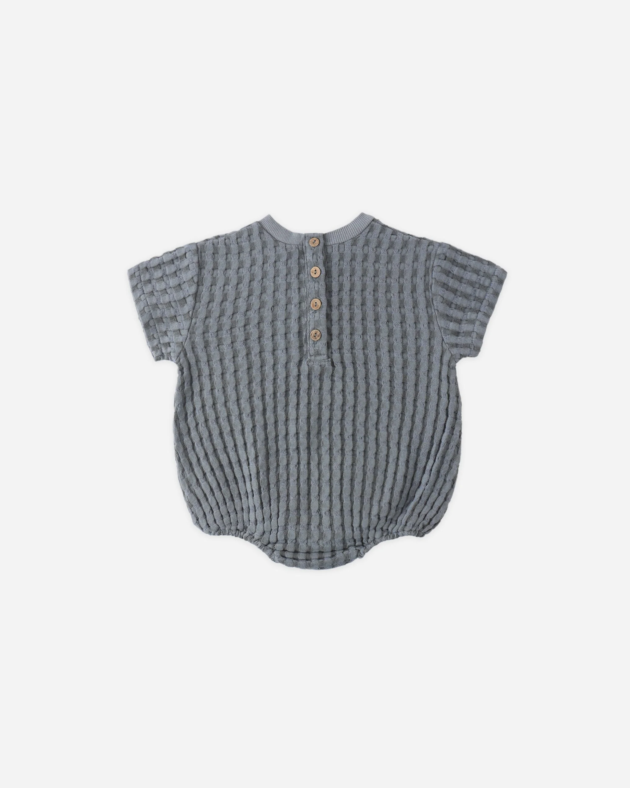 Relaxed Bubble Romper Ocean - Image 2