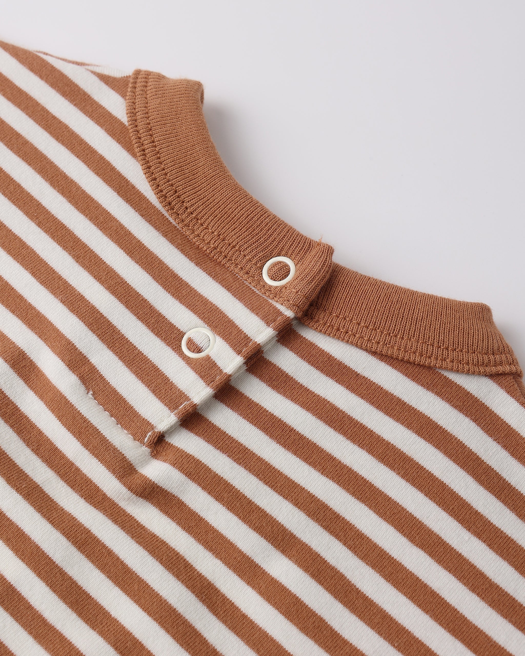 Relaxed Bubble Romper Poppy Stripe - Image 8