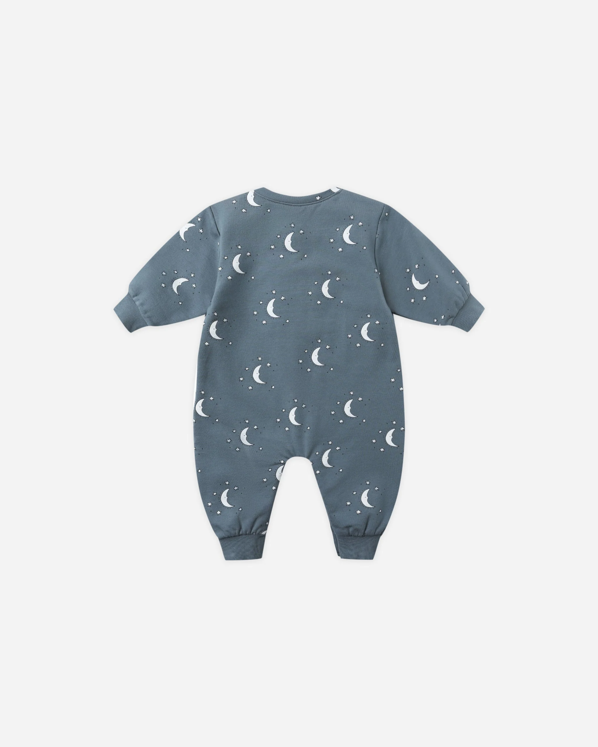 Relaxed Fleece Jumpsuit || Silver Moons - Image 2
