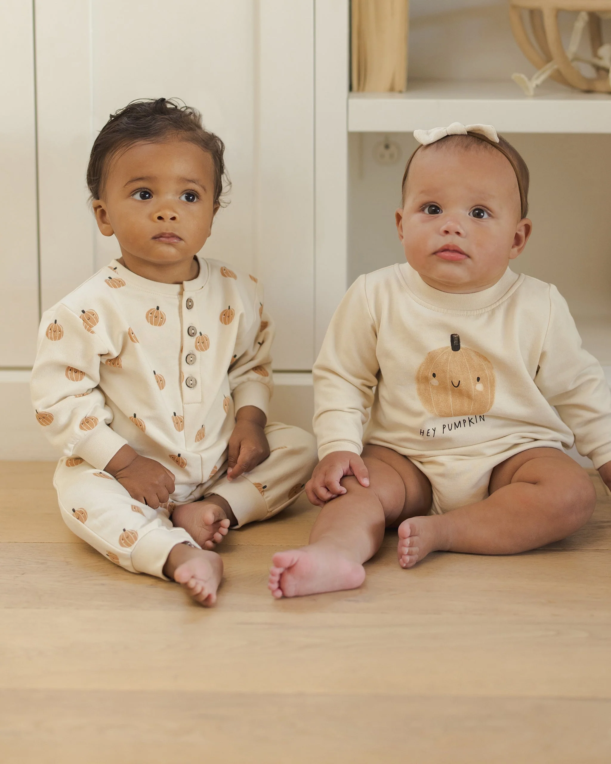Relaxed Fleece Jumpsuit || Smiley Pumpkins - Image 4