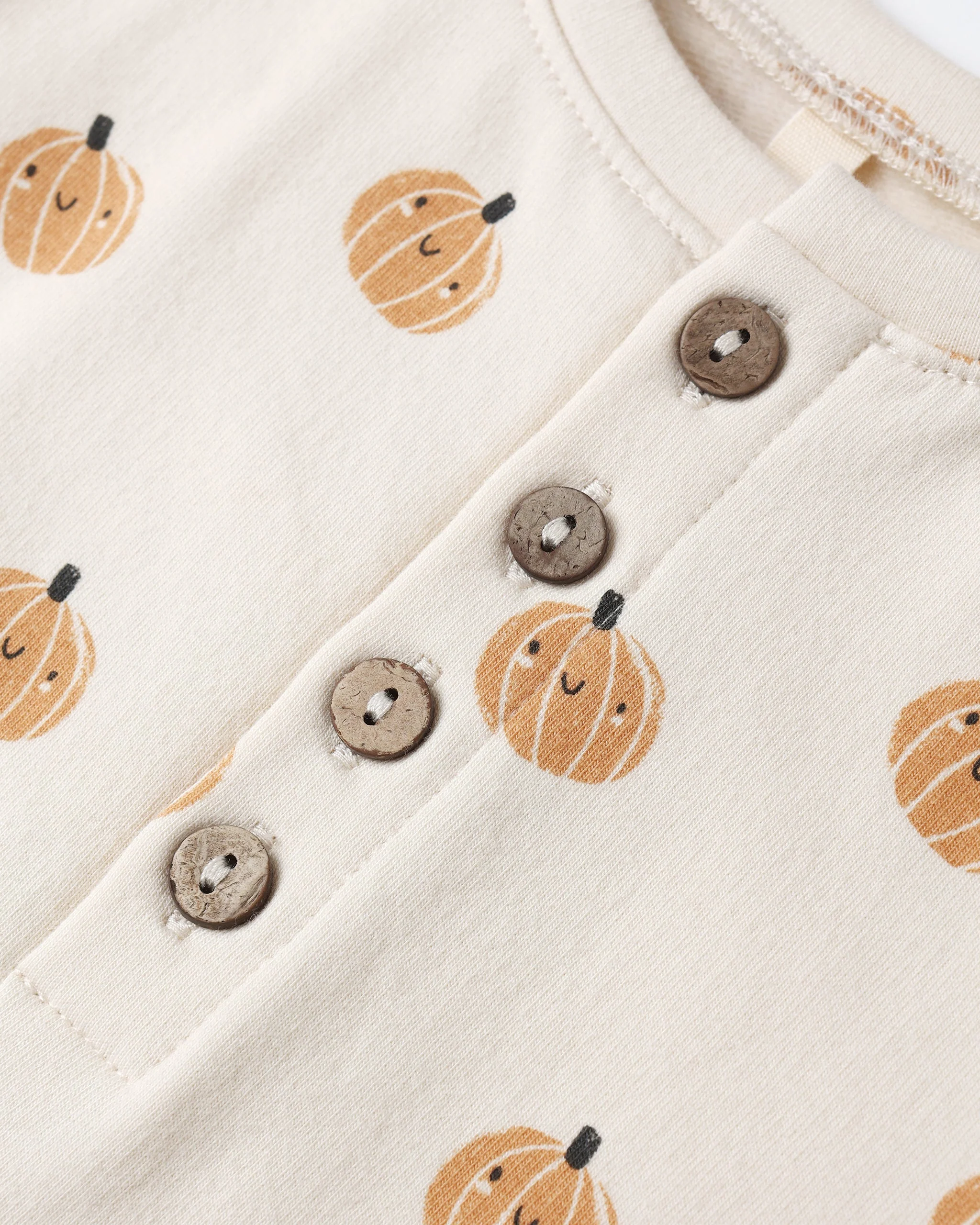 Relaxed Fleece Jumpsuit || Smiley Pumpkins - Image 5