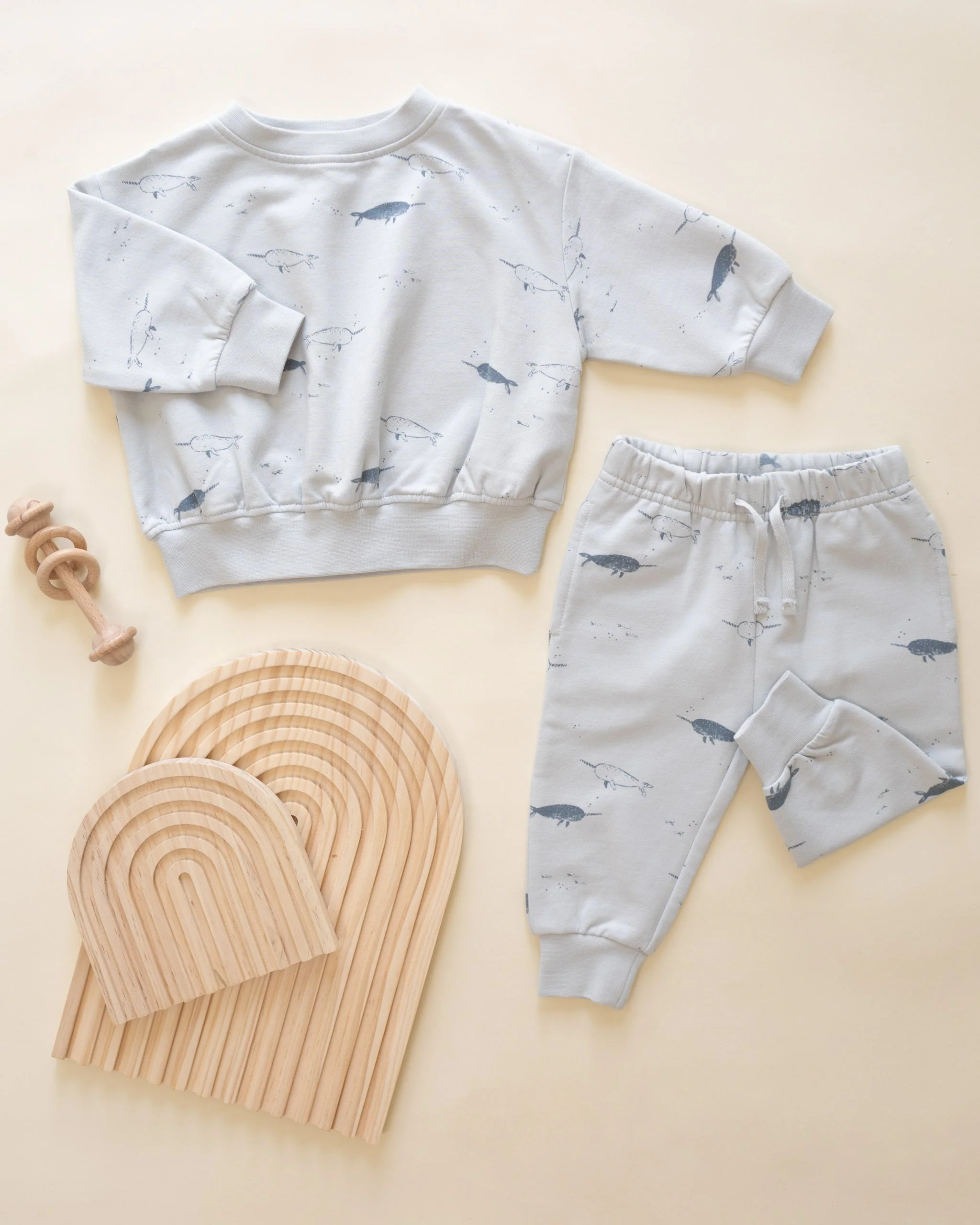 Relaxed Fleece Sweatpant || Narwhals - Image 6